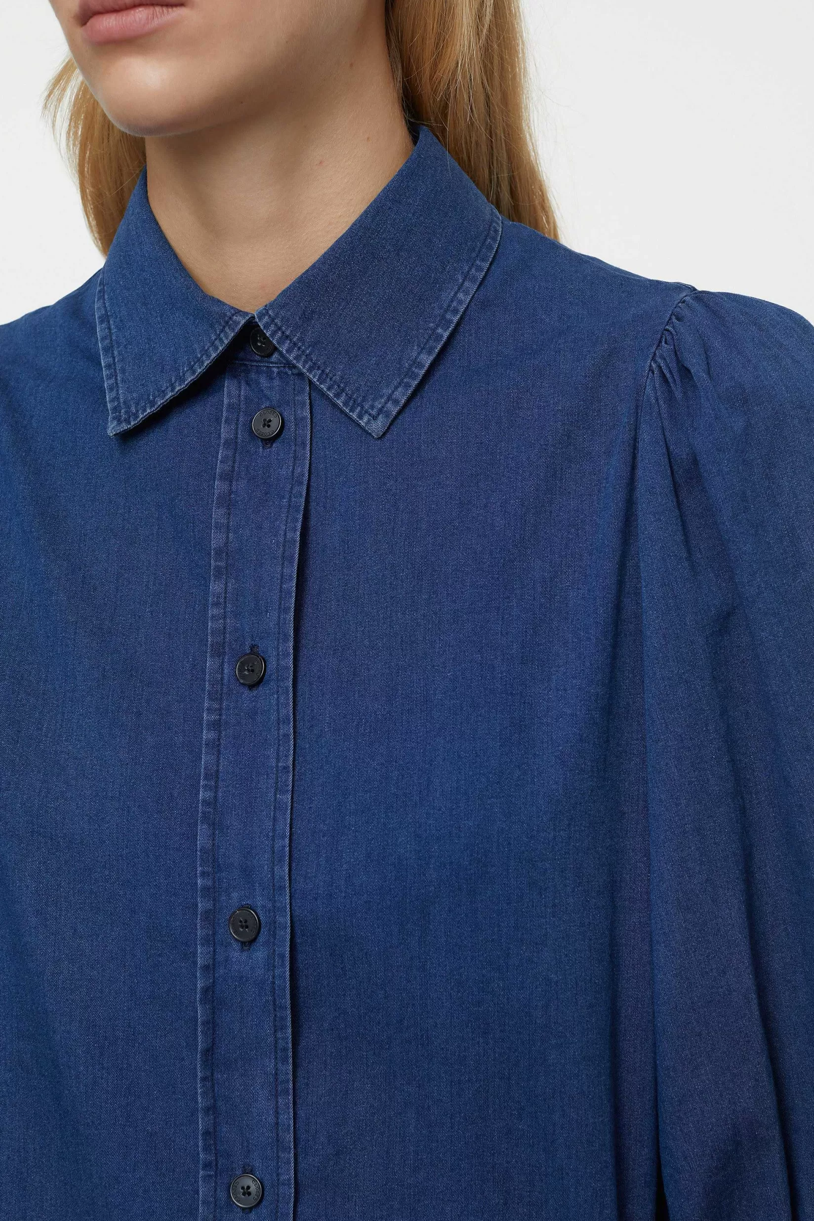 Cheap CLOSED Denimblouse Donkerblauw