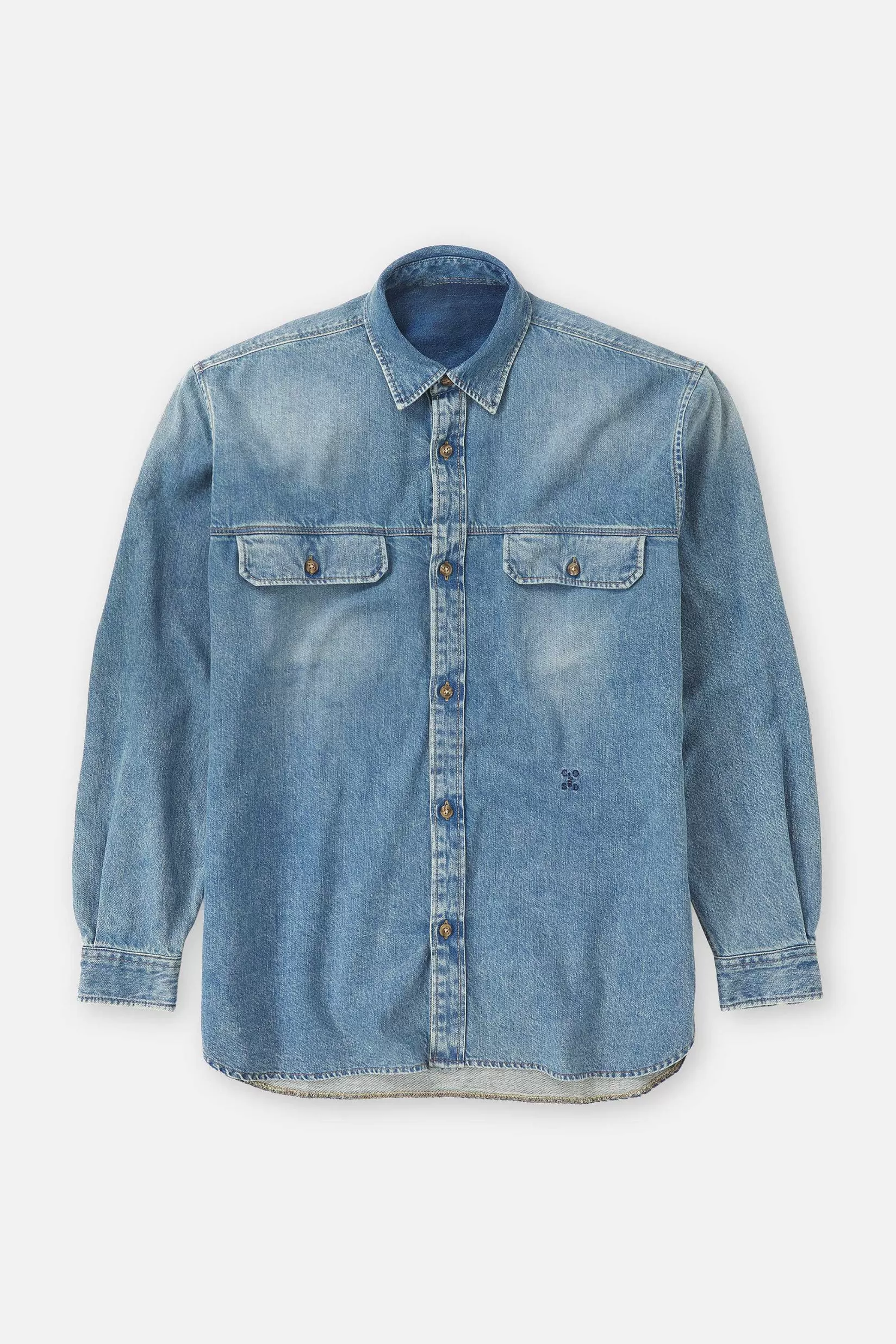 Discount CLOSED Denimoverhemd Midden Blauw