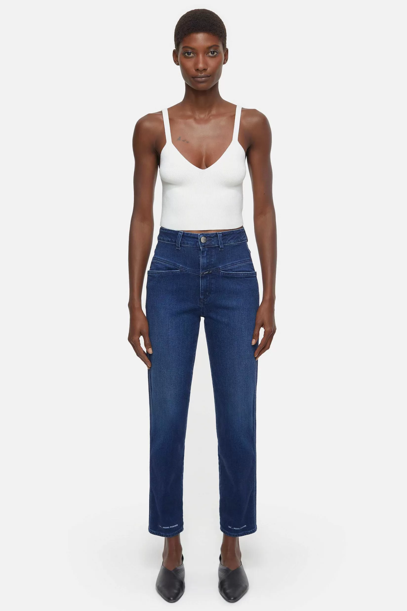 Cheap CLOSED Heritage Jeans - Stijlnaam Pedaalduwer Donkerblauw