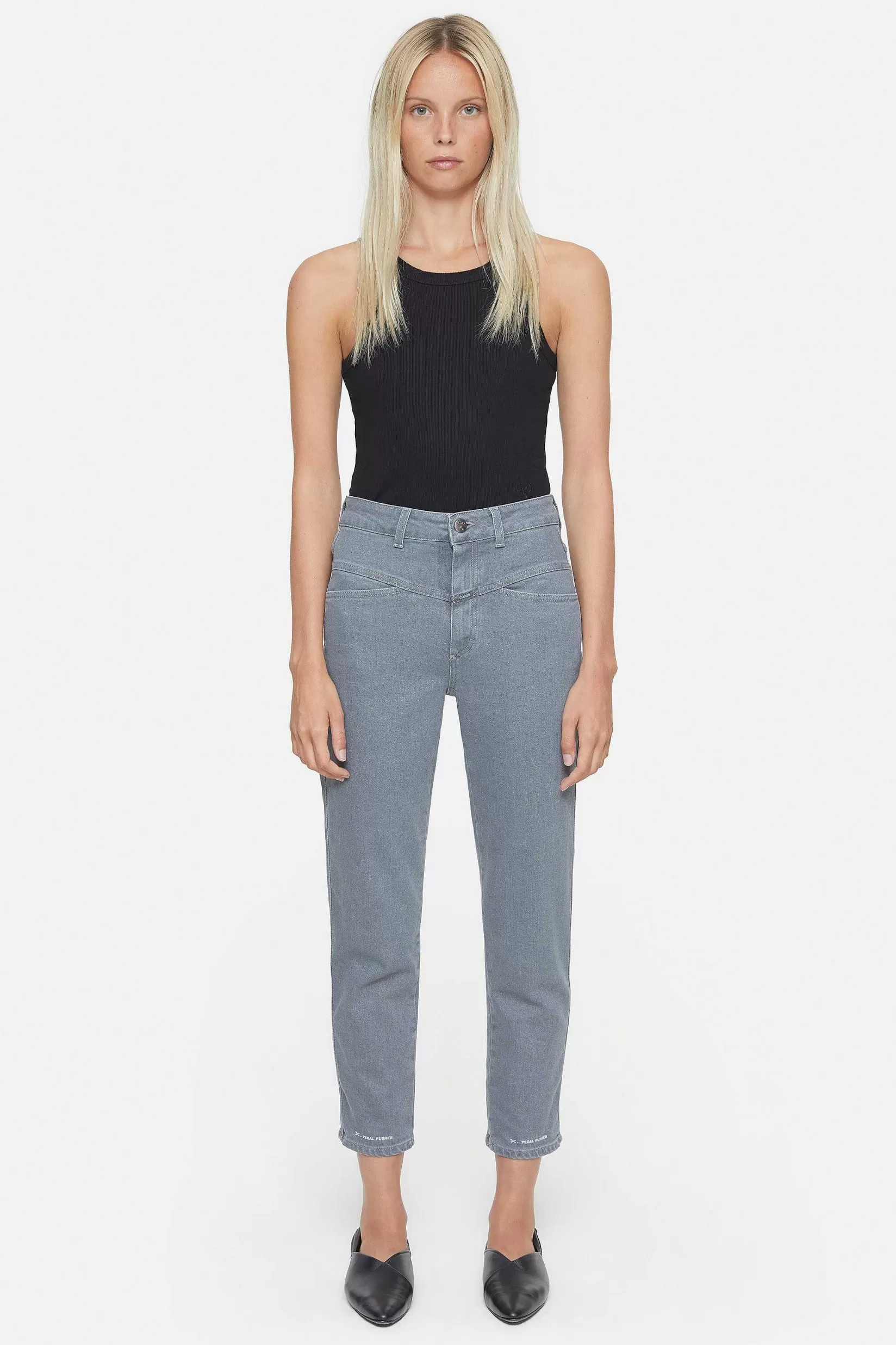 Outlet CLOSED Heritage Jeans - Stijlnaam Pedaalduwer Midden Grijs