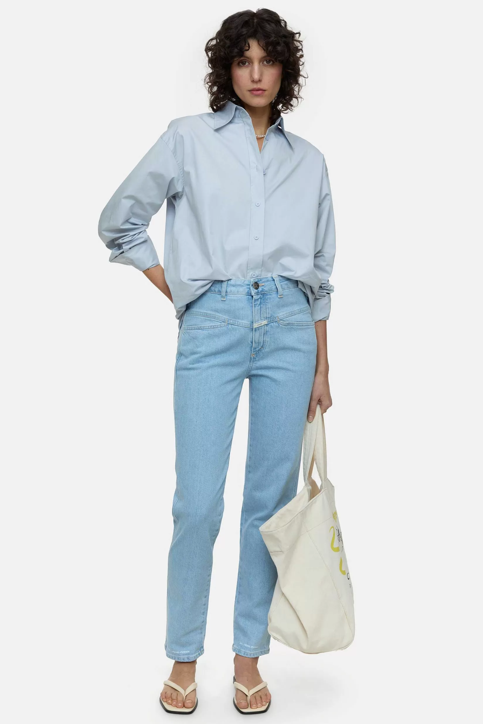 Best Sale CLOSED Heritage Jeans - Stijlnaam Pedaalduwer Lichtblauw