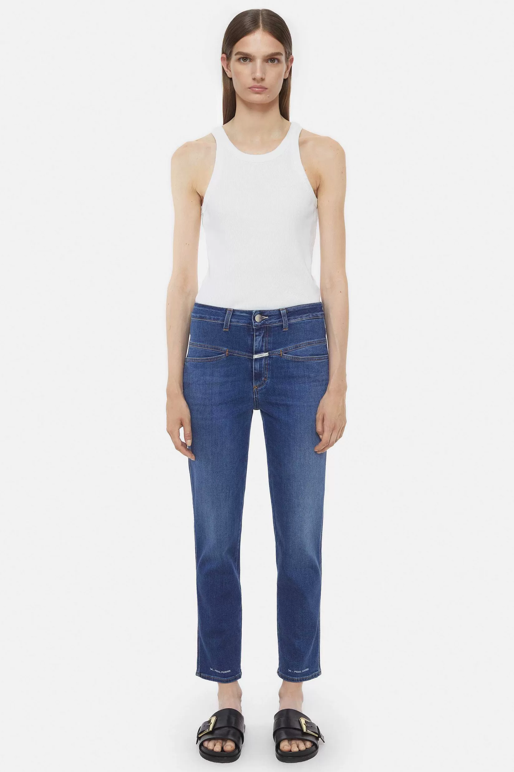 Store CLOSED Heritage Jeans - Stijlnaam Pedaalduwer Midden Blauw