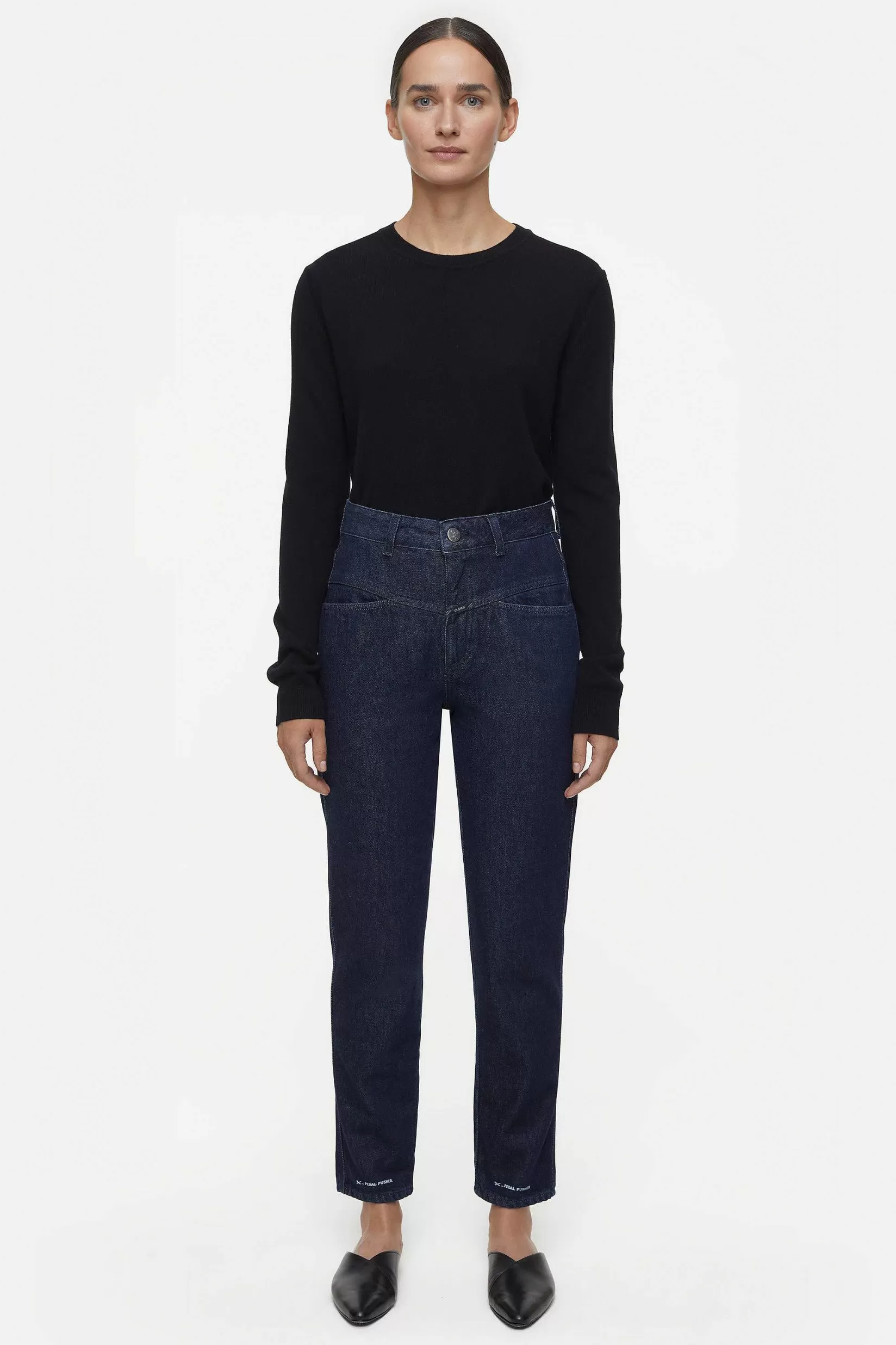 Cheap CLOSED Heritage Jeans - Stijlnaam Pedaalduwer Donkerblauw