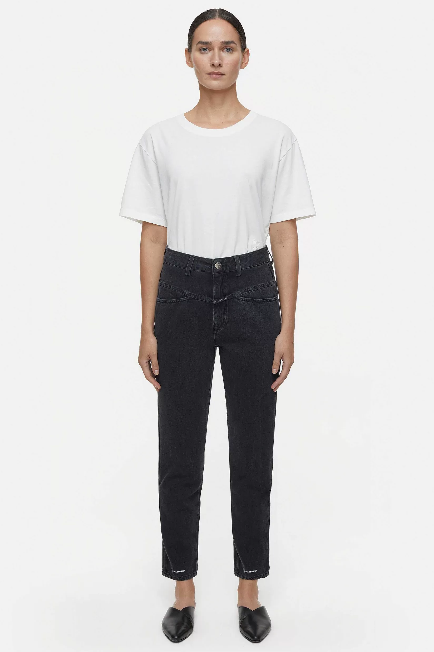 New CLOSED Heritage Jeans - Stijlnaam Pedaalduwer Donker Grijs