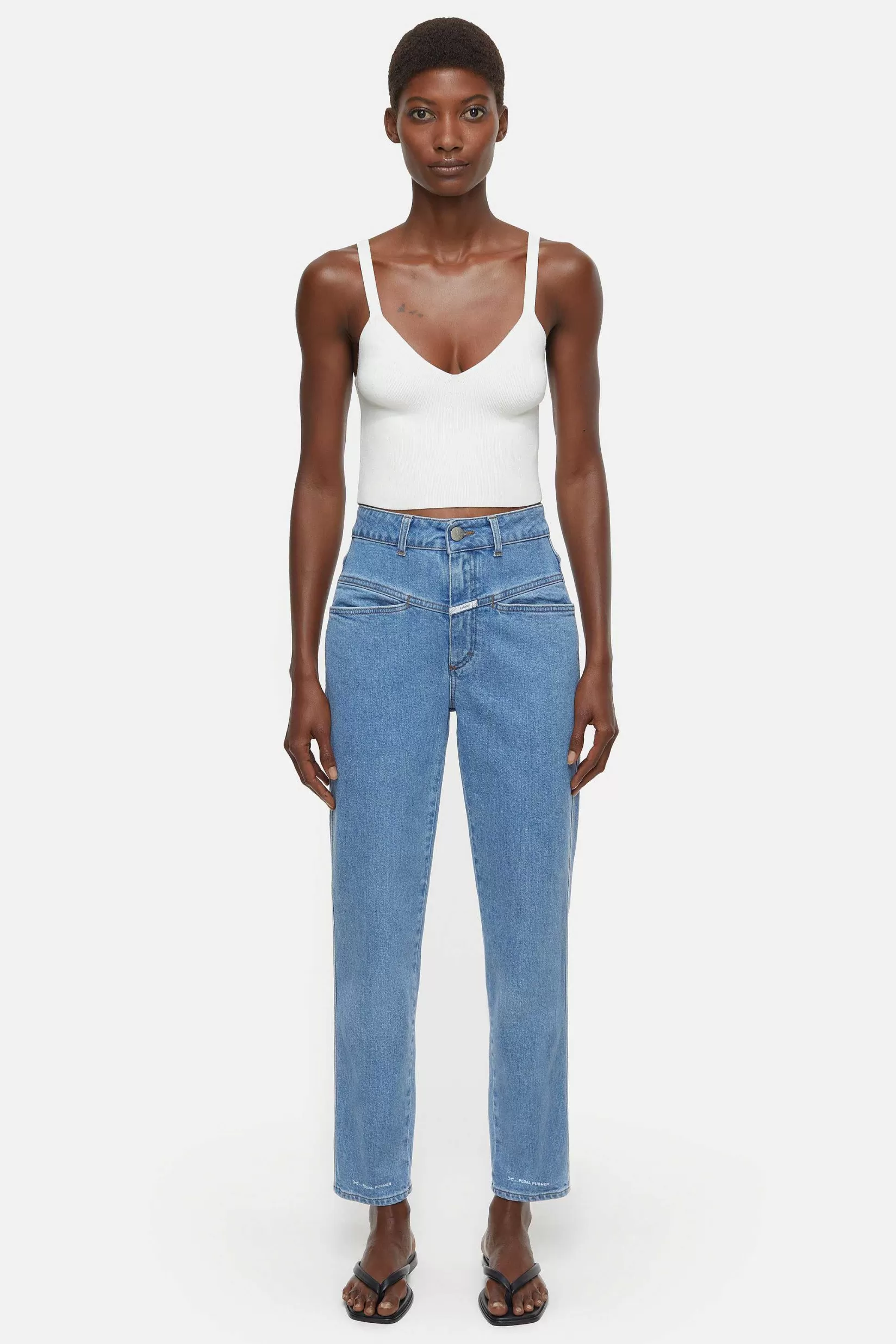 Store CLOSED Heritage Jeans - Stijlnaam Pedaalduwer Midden Blauw