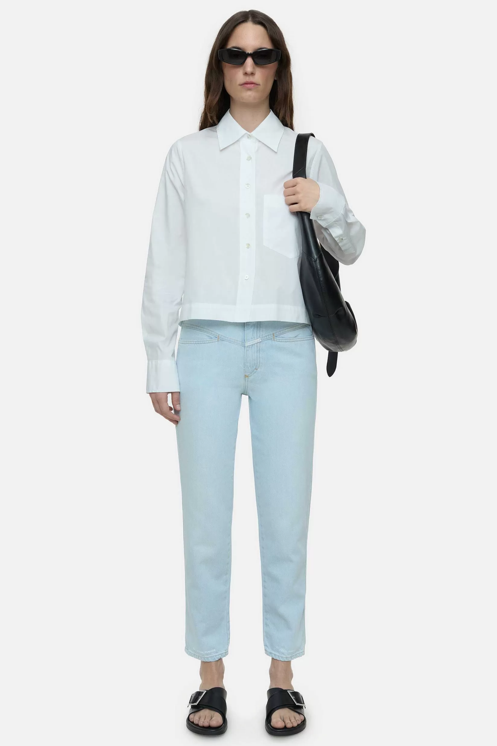 Discount CLOSED Heritage Jeans - Stijlnaam Pedaalduwer Lichtblauw