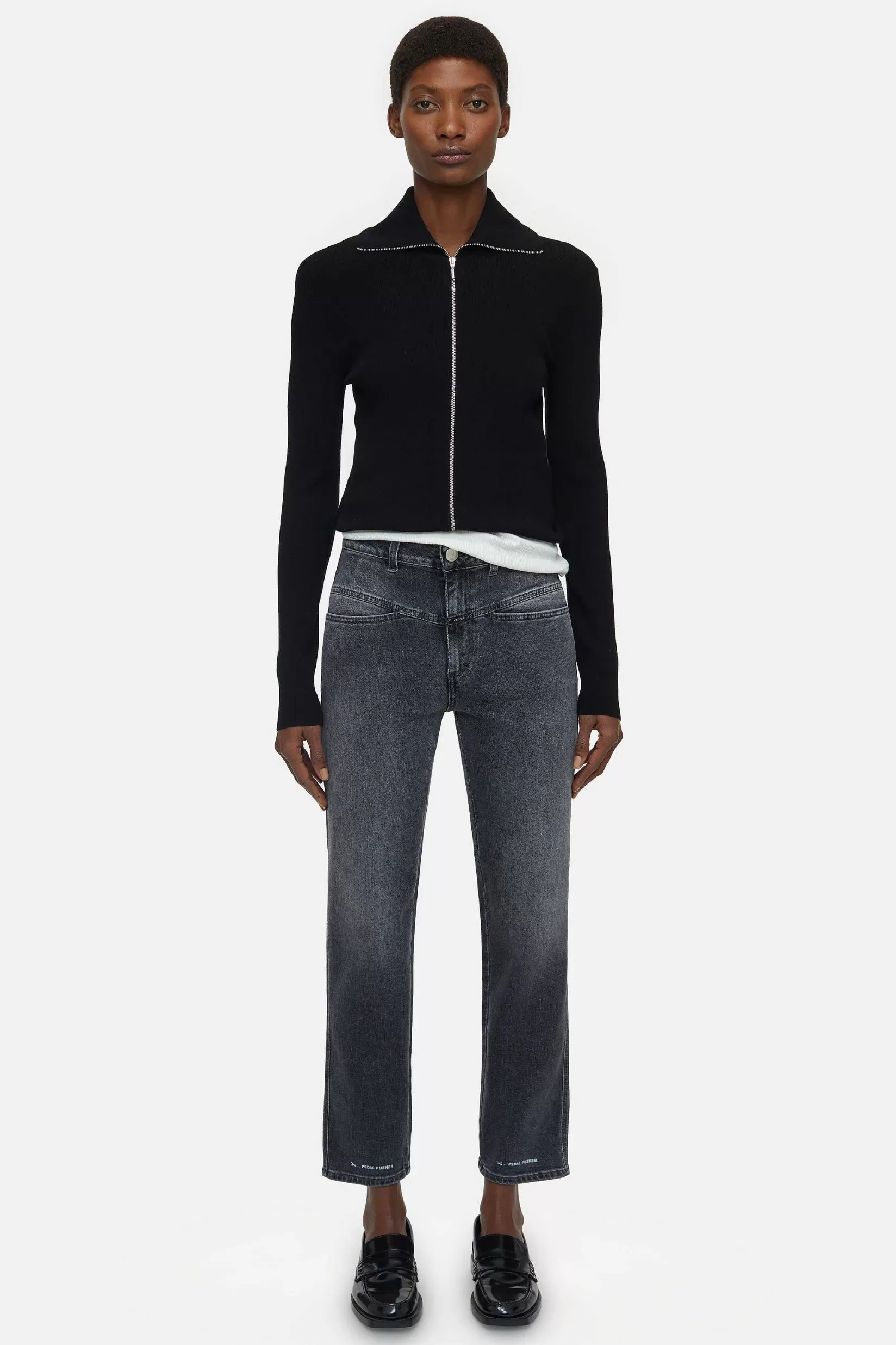 Best Sale CLOSED Heritage Jeans - Stijlnaam Pedaalduwer Midden Grijs