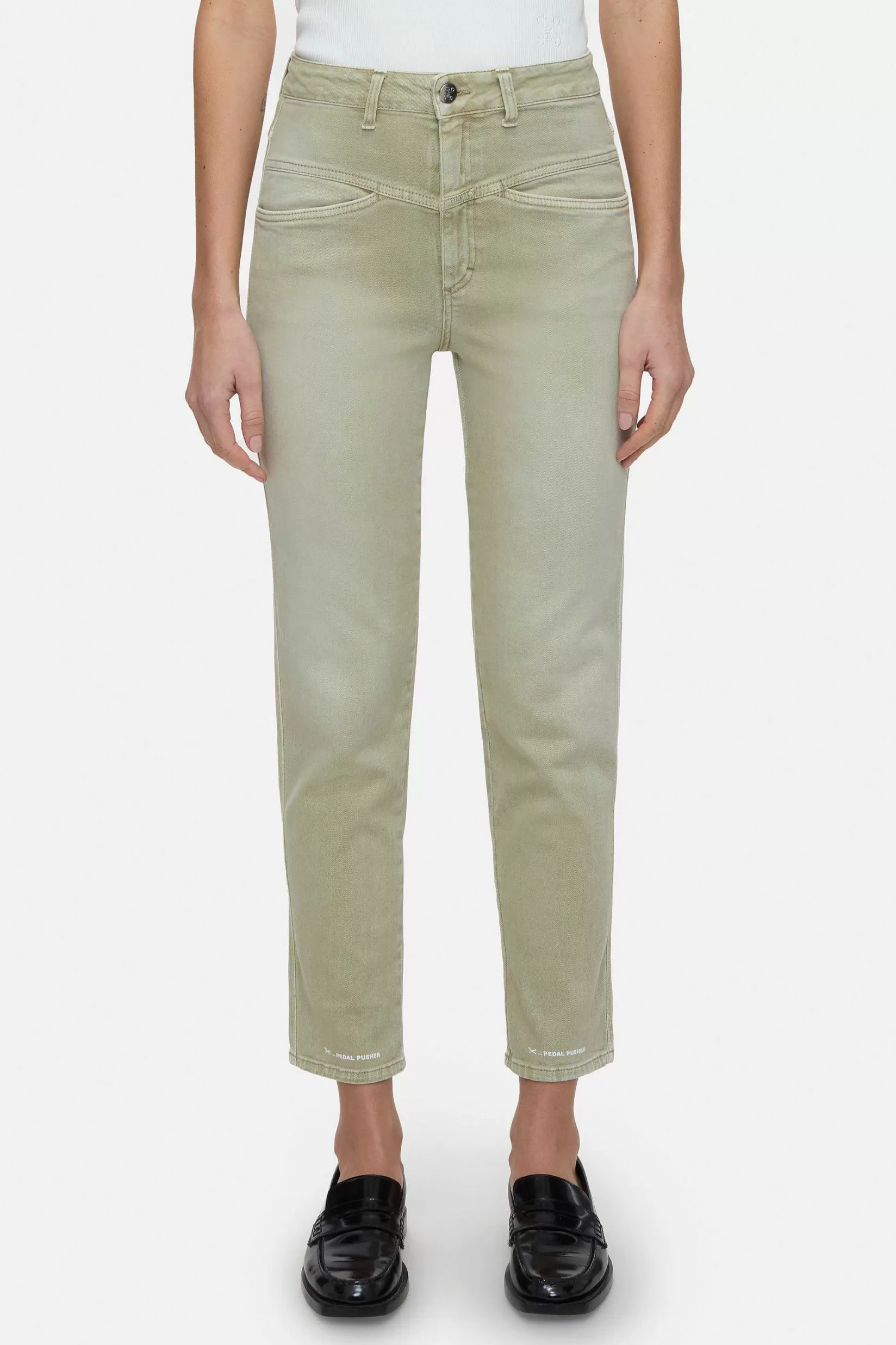 Clearance CLOSED Heritage Jeans - Stijlnaam Pedaalduwer Salie Jij