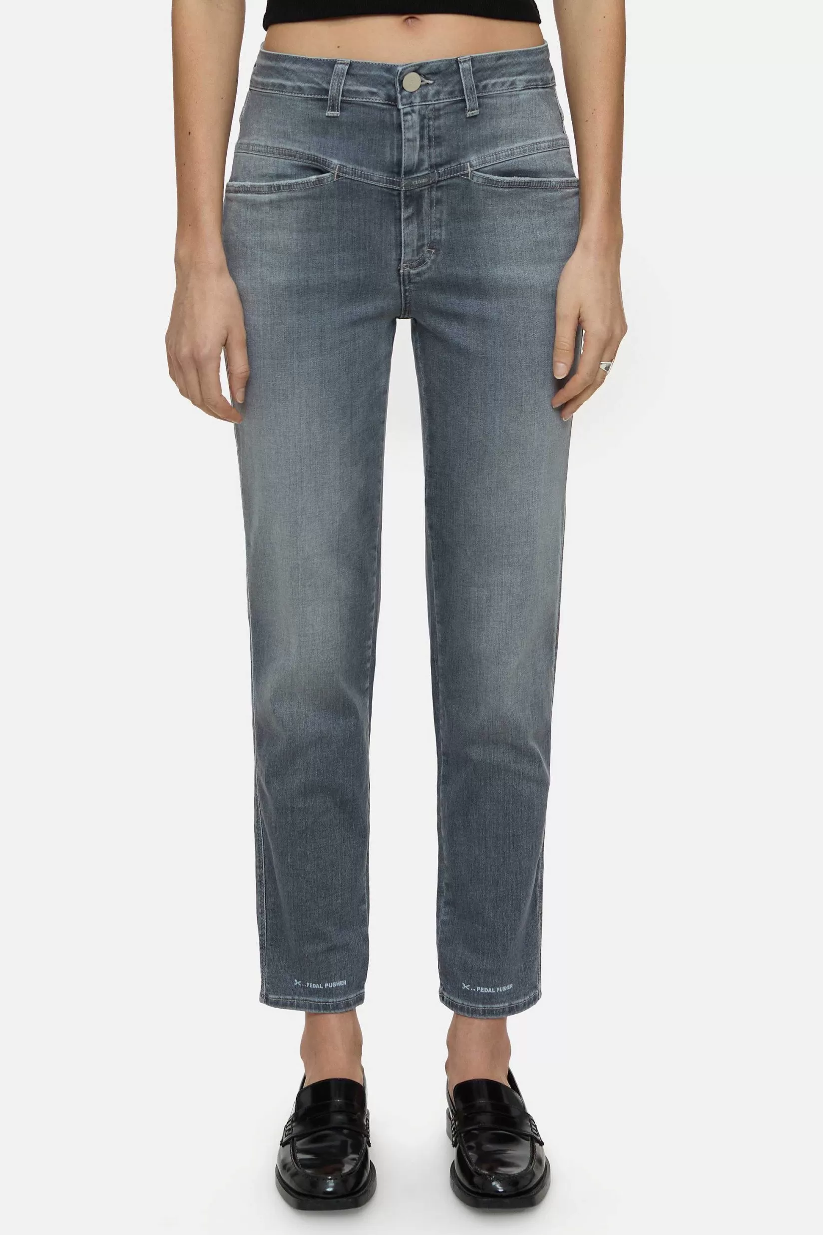 Cheap CLOSED Heritage Jeans - Stijlnaam Pedaalduwer Midden Grijs