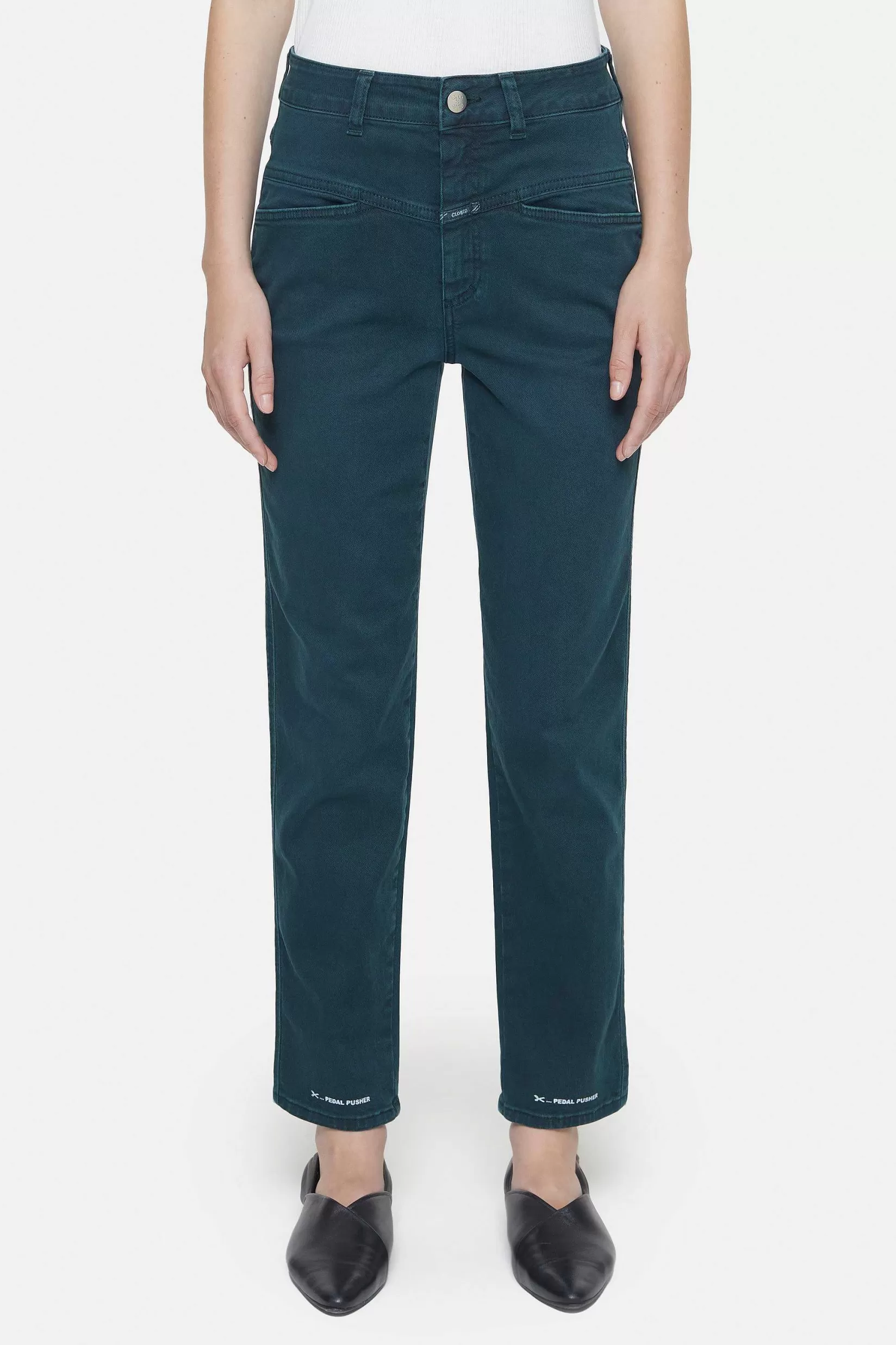 Best CLOSED Heritage Jeans - Stijlnaam Pedaalduwer Varen Groen