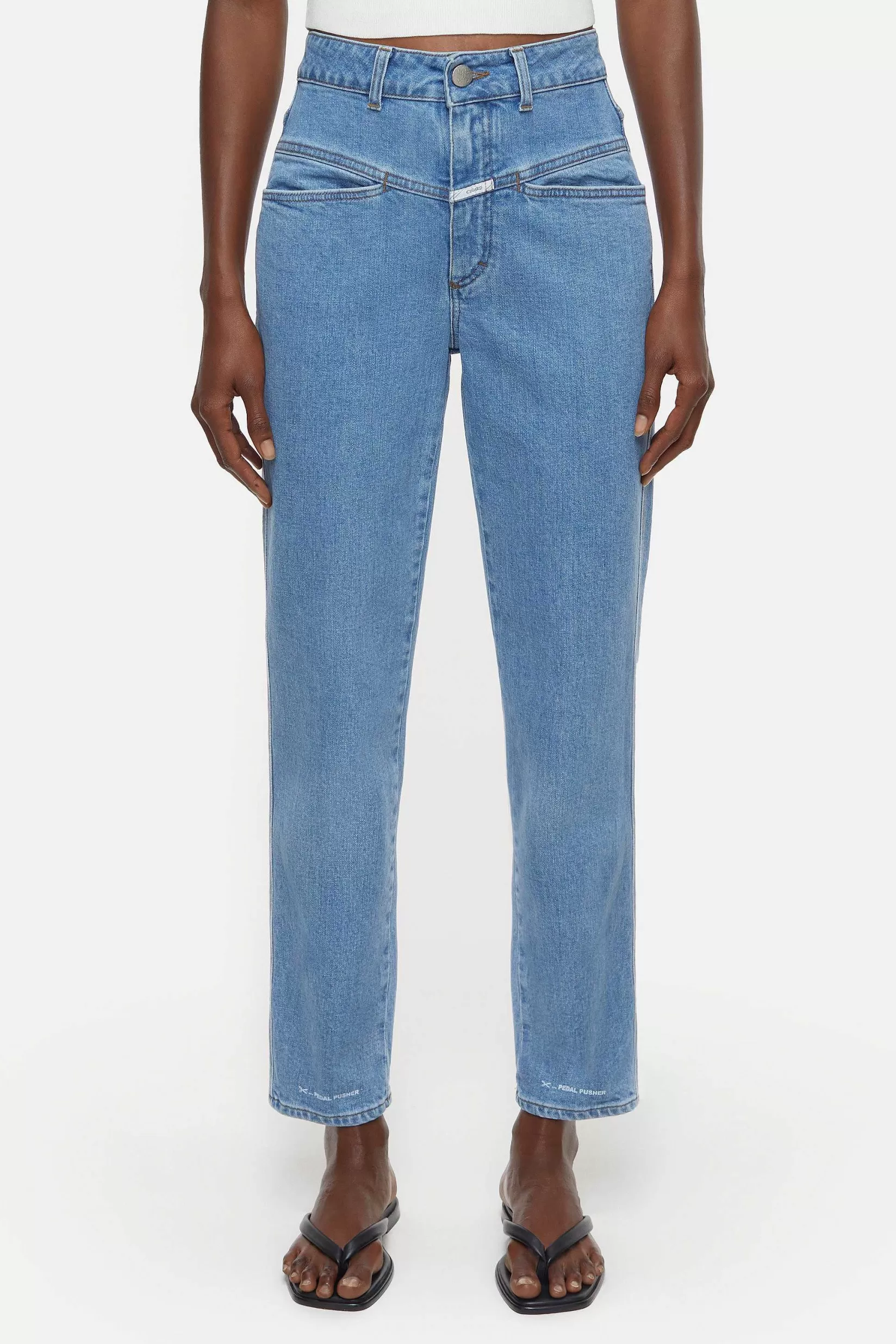 Store CLOSED Heritage Jeans - Stijlnaam Pedaalduwer Midden Blauw