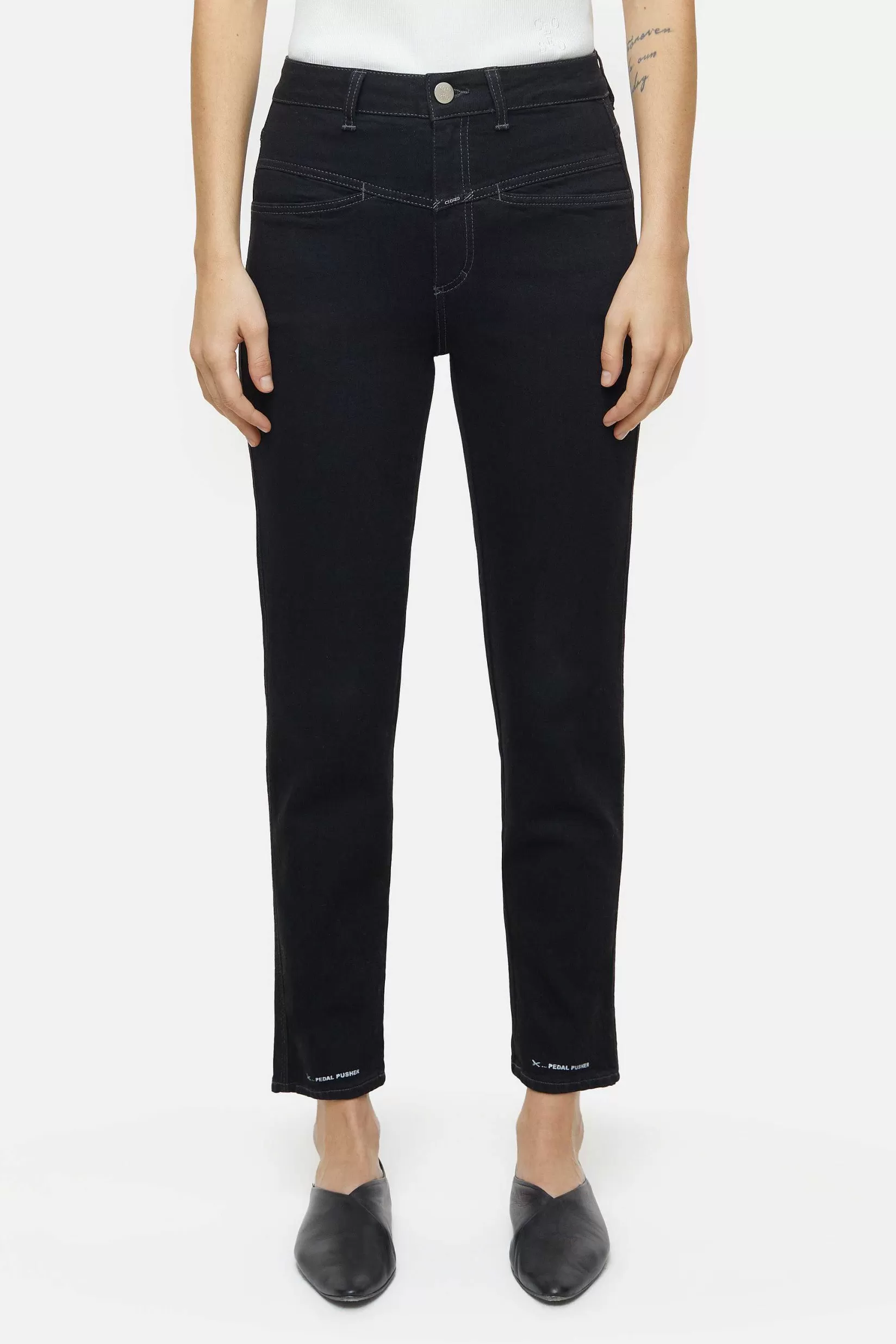 Cheap CLOSED Heritage Jeans - Stijlnaam Pedaalduwer Zwart
