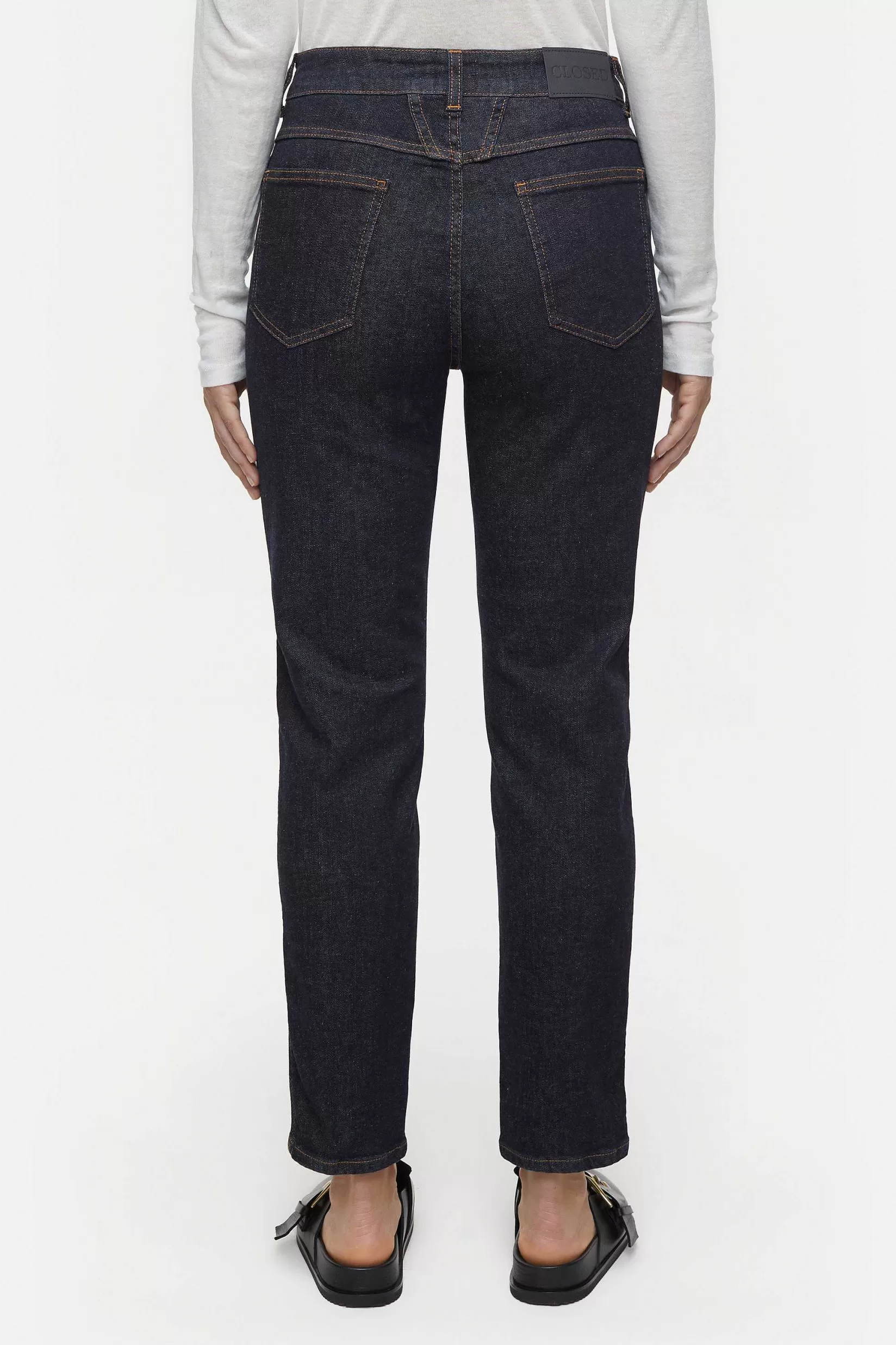 Discount CLOSED Heritage Jeans - Stijlnaam Pedaalduwer Donkerblauw