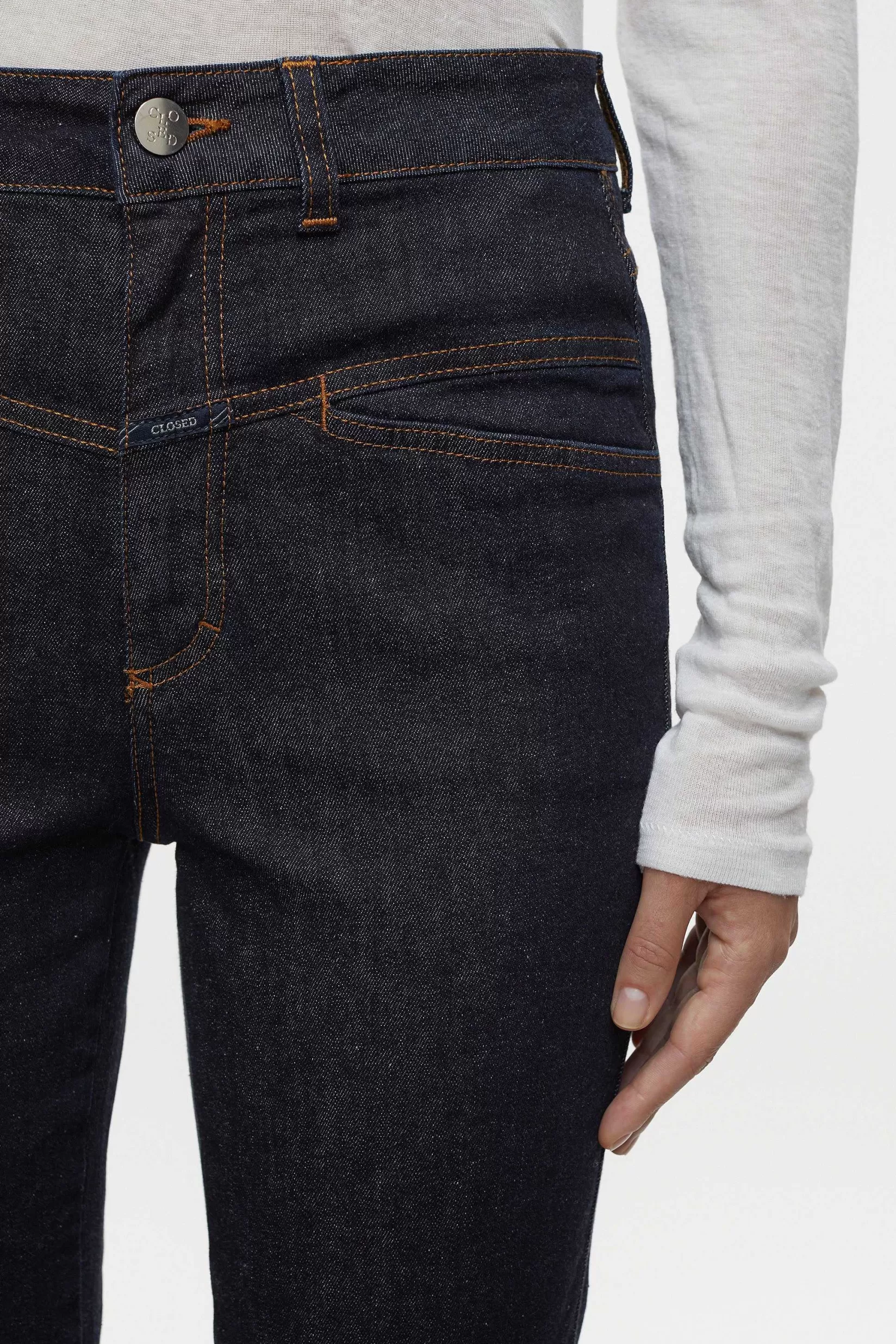 Discount CLOSED Heritage Jeans - Stijlnaam Pedaalduwer Donkerblauw