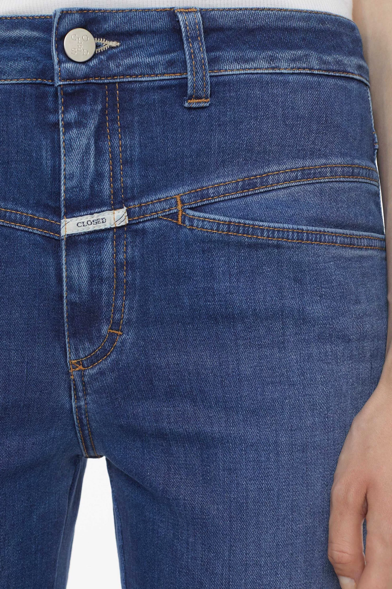 Outlet CLOSED Heritage Jeans - Stijlnaam Pedaalduwer Midden Blauw