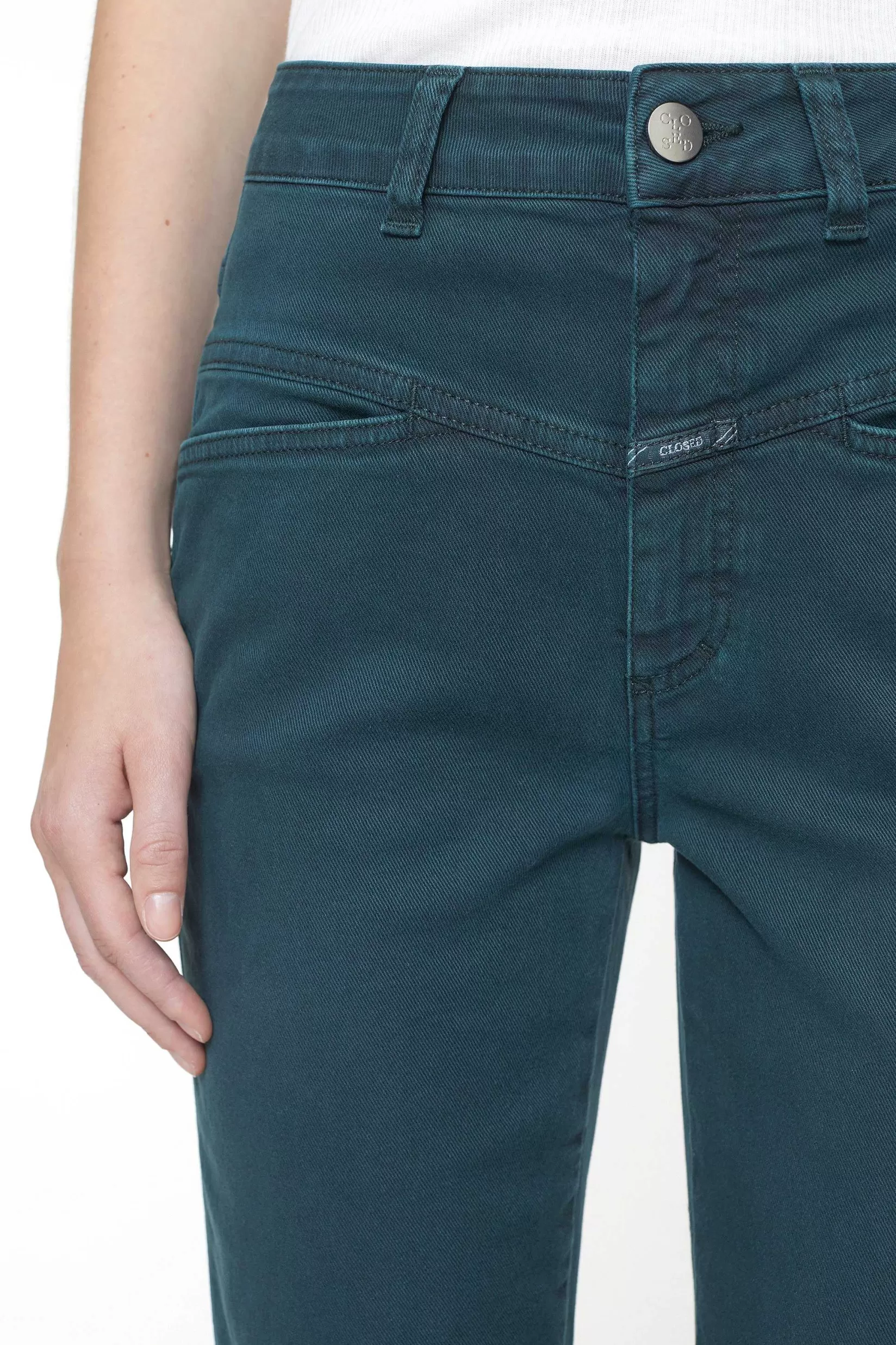 Best CLOSED Heritage Jeans - Stijlnaam Pedaalduwer Varen Groen