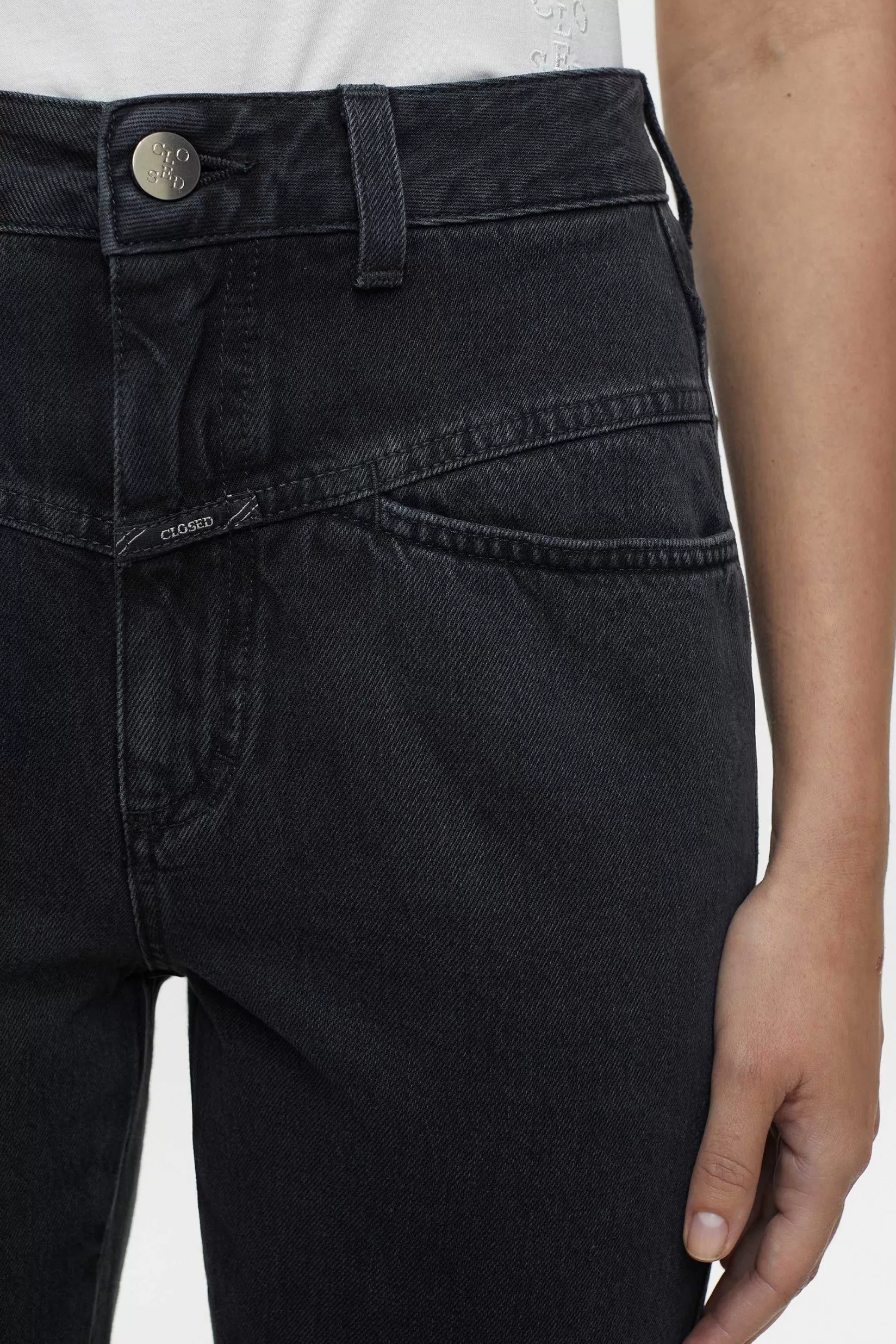 New CLOSED Heritage Jeans - Stijlnaam Pedaalduwer Donker Grijs