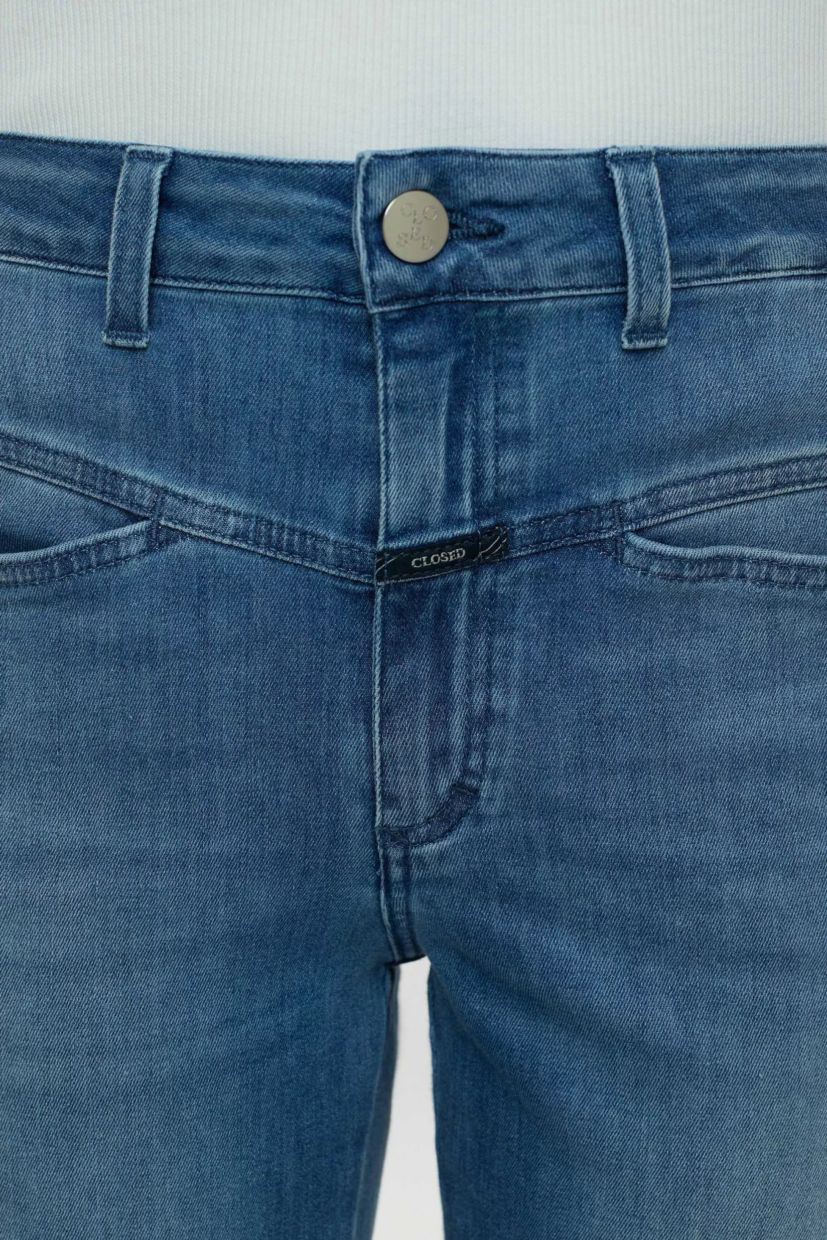 Flash Sale CLOSED Heritage Jeans - Stijlnaam Pedaalduwer Midden Blauw