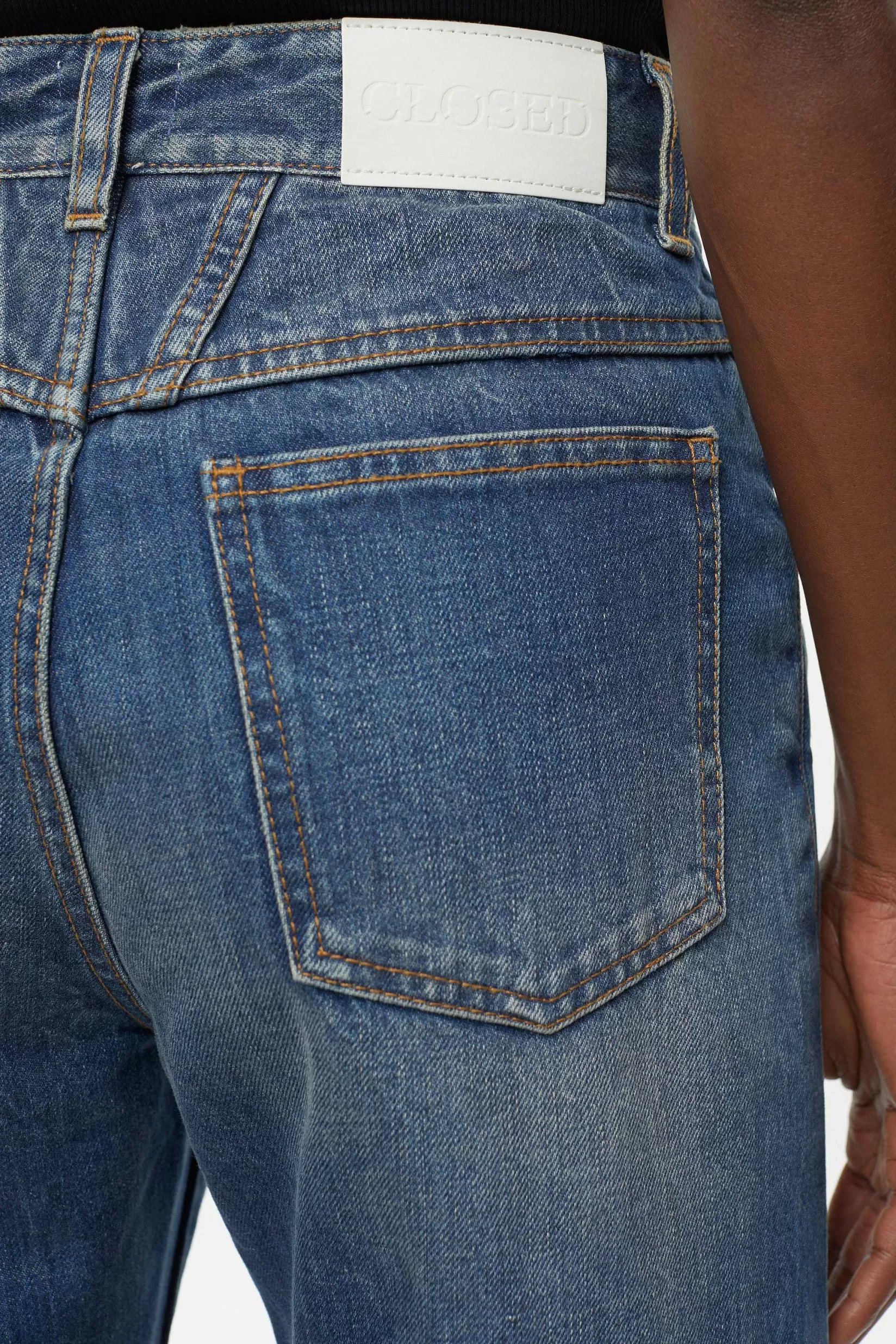 Cheap CLOSED Heritage Jeans - Stijlnaam Pedaalduwer Midden Blauw