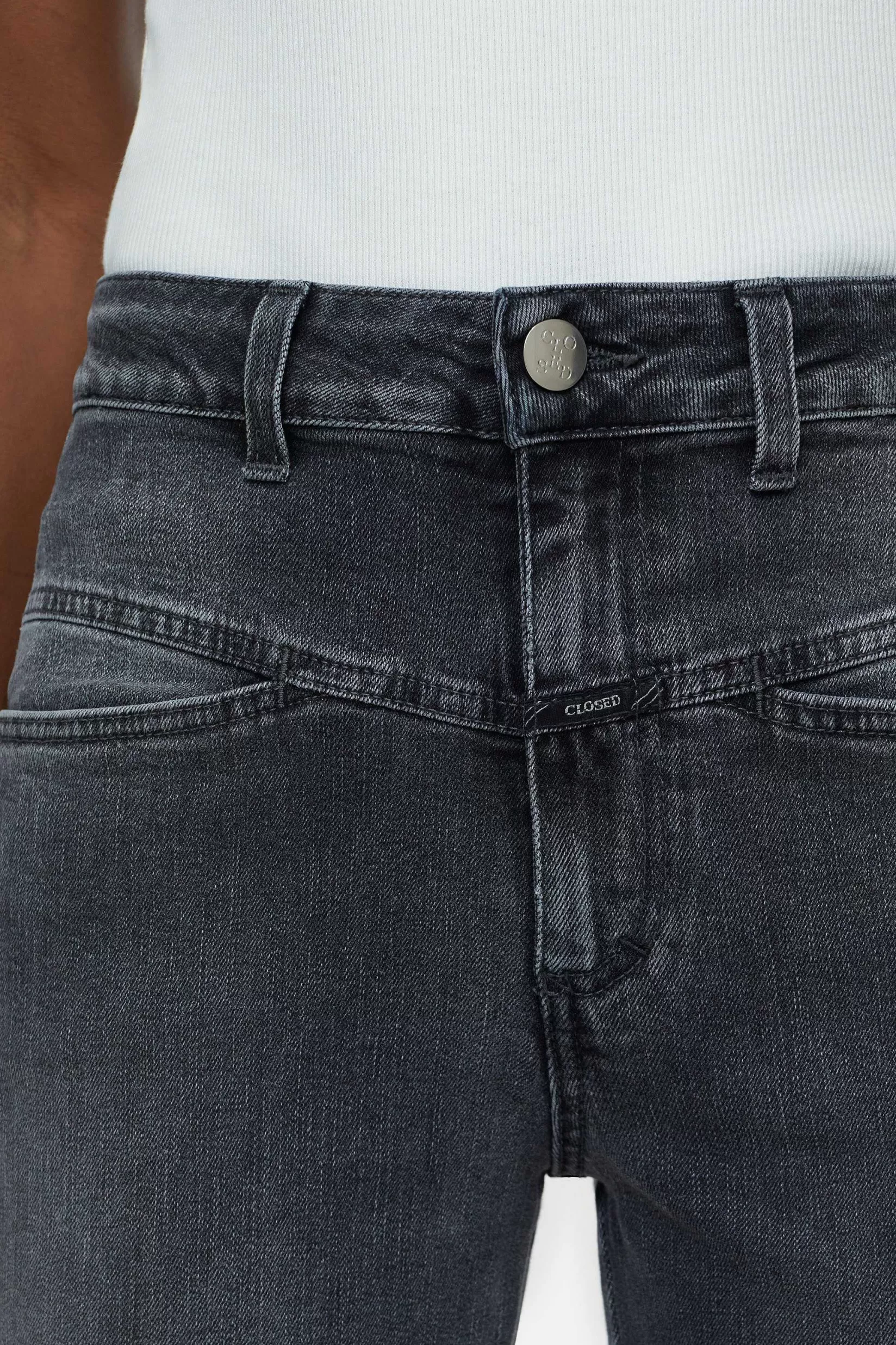Best Sale CLOSED Heritage Jeans - Stijlnaam Pedaalduwer Midden Grijs
