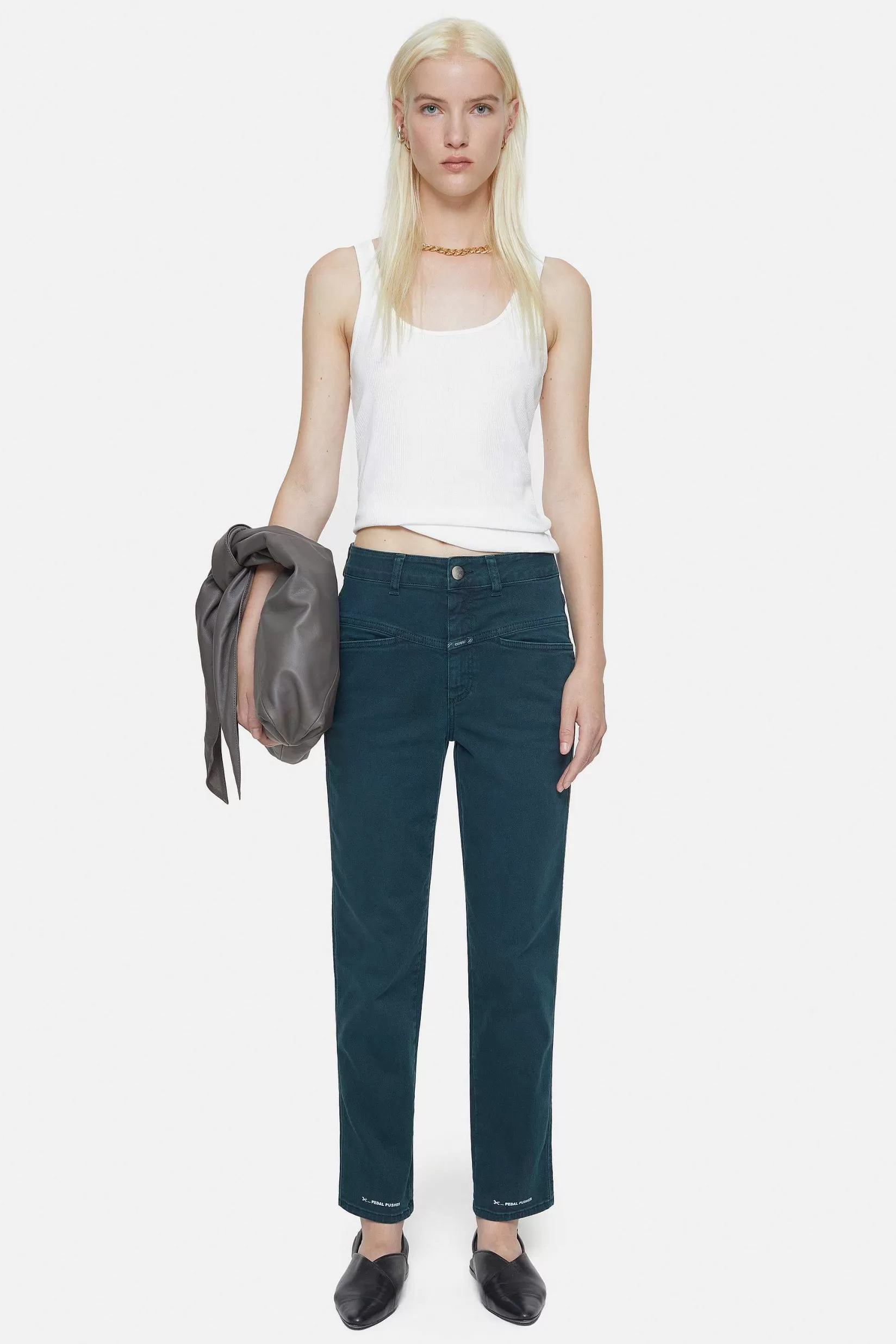 Best CLOSED Heritage Jeans - Stijlnaam Pedaalduwer Varen Groen