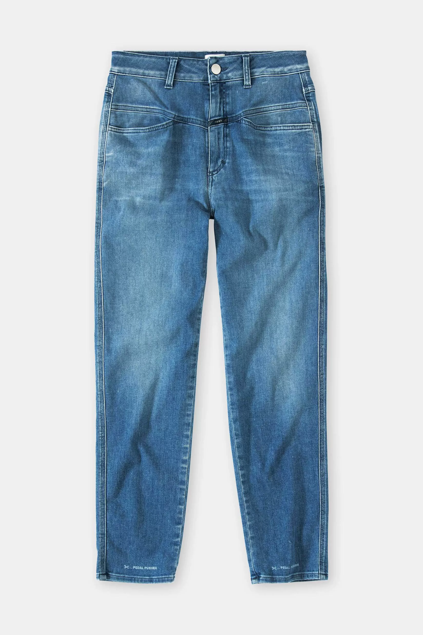 Flash Sale CLOSED Heritage Jeans - Stijlnaam Pedaalduwer Midden Blauw