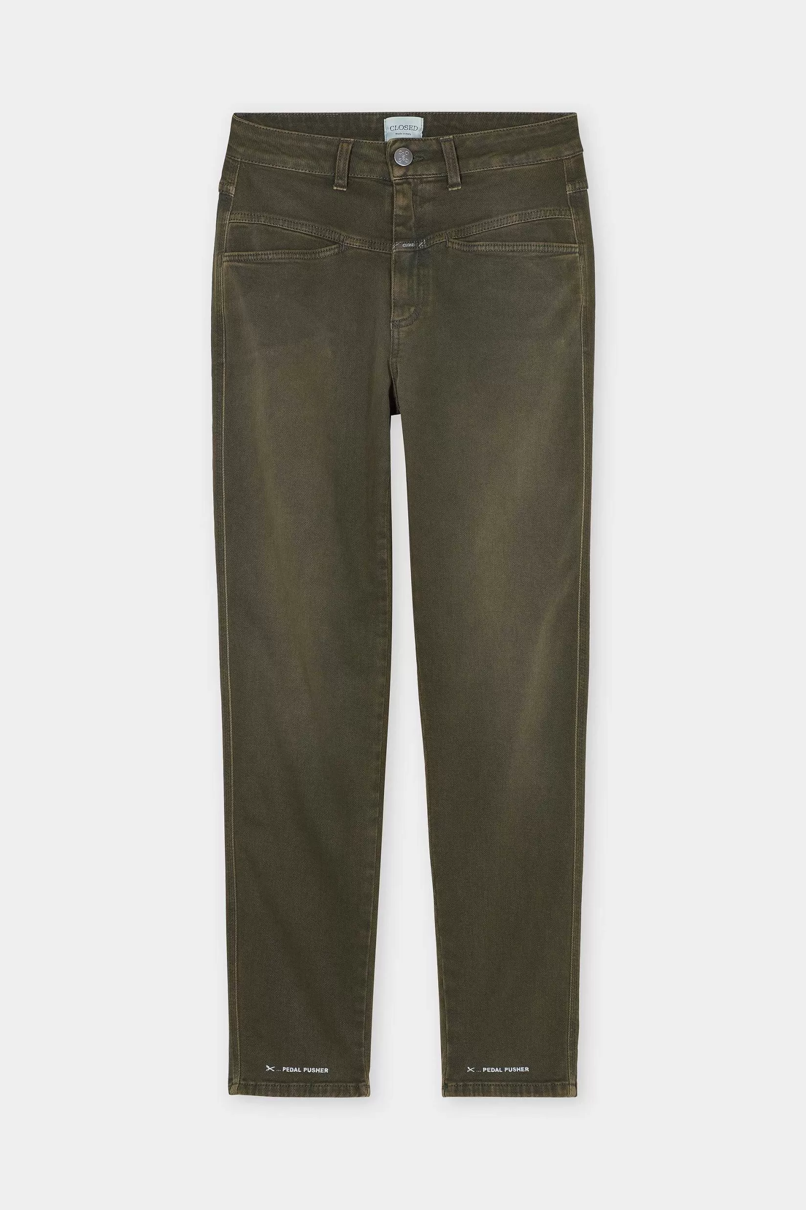 Cheap CLOSED Heritage Jeans - Stijlnaam Pedaalduwer Groen Onkruid