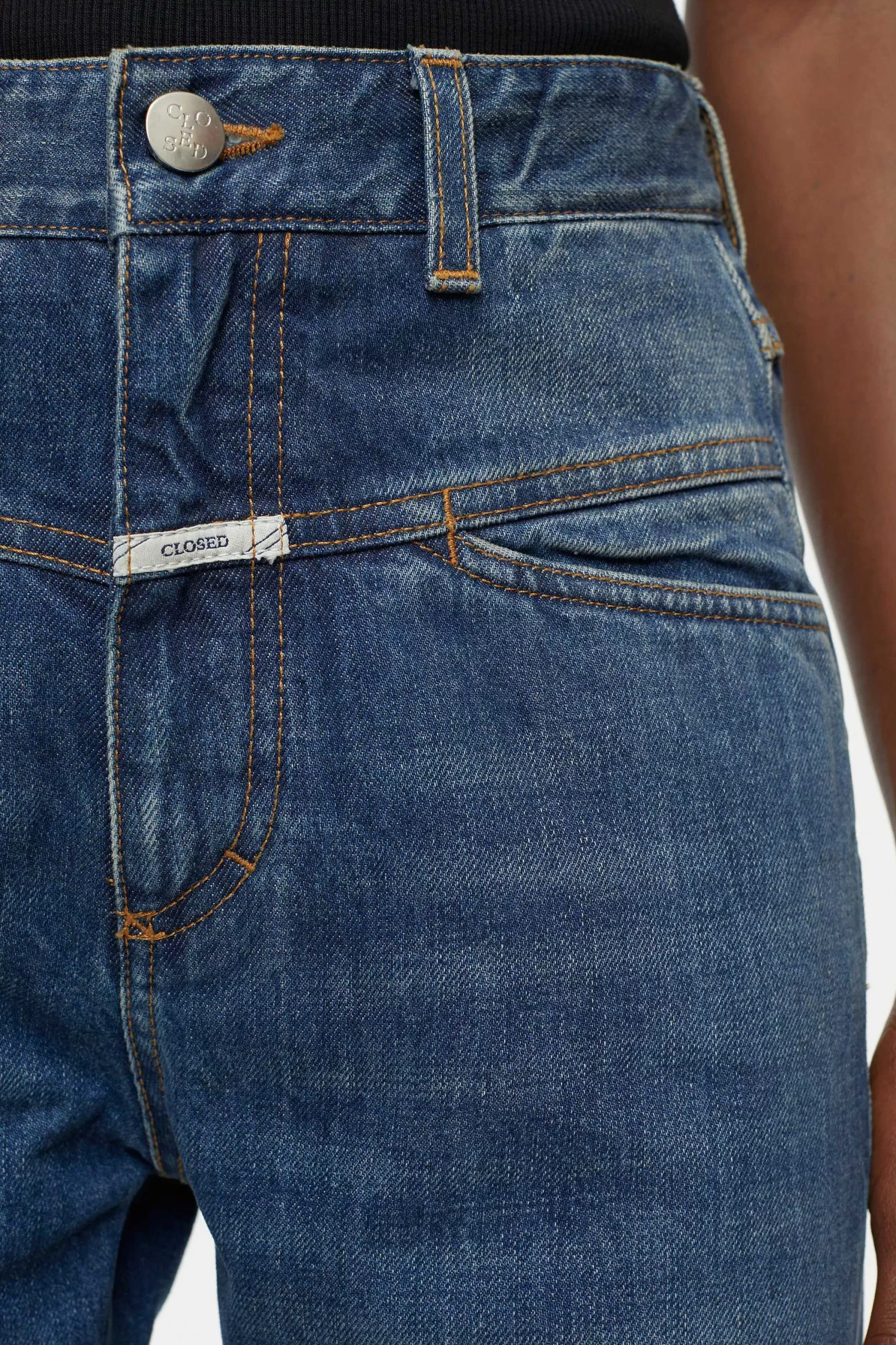 Cheap CLOSED Heritage Jeans - Stijlnaam Pedaalduwer Midden Blauw