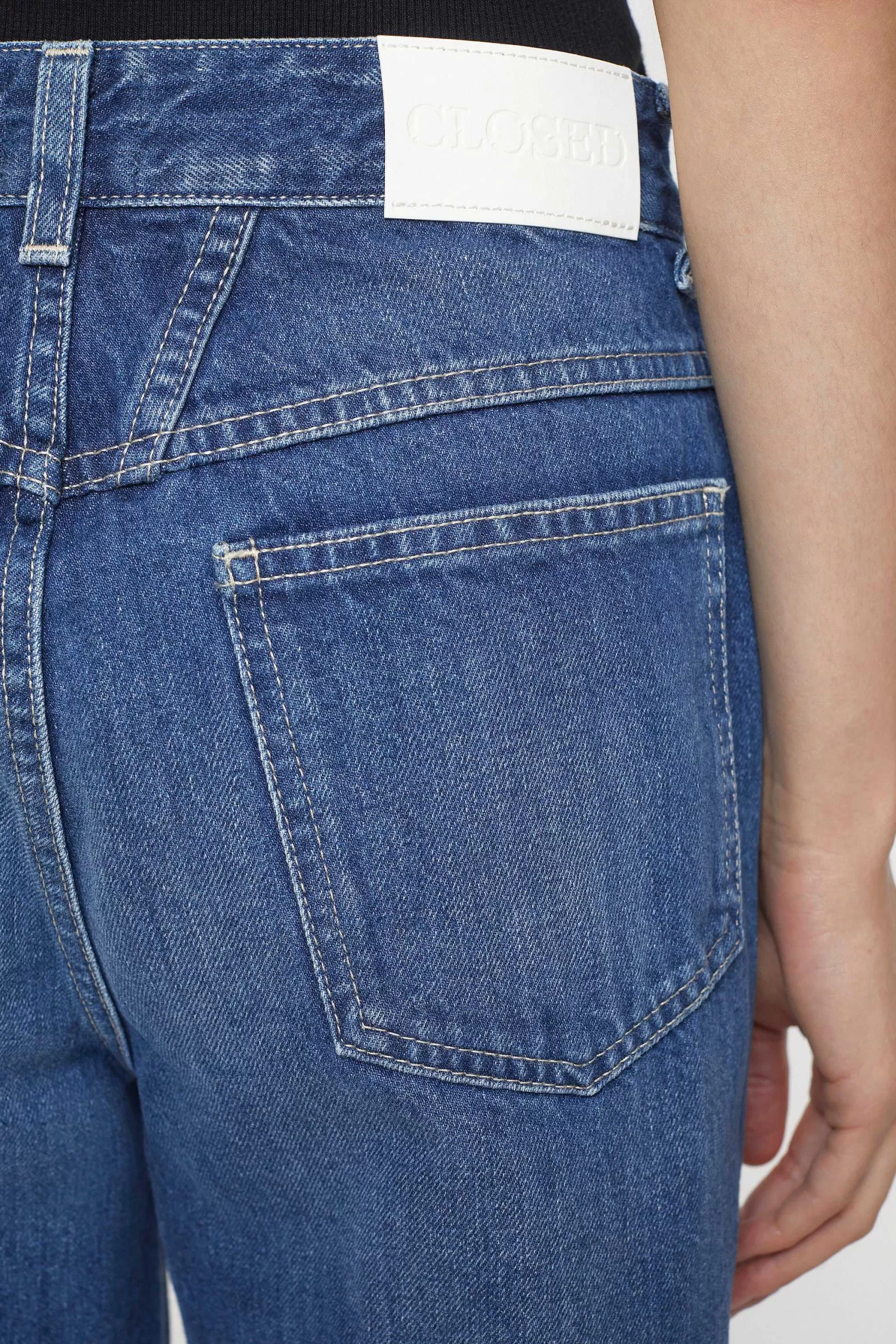 Clearance CLOSED Heritage Jeans - Stijlnaam Pedaalduwer Donkerblauw