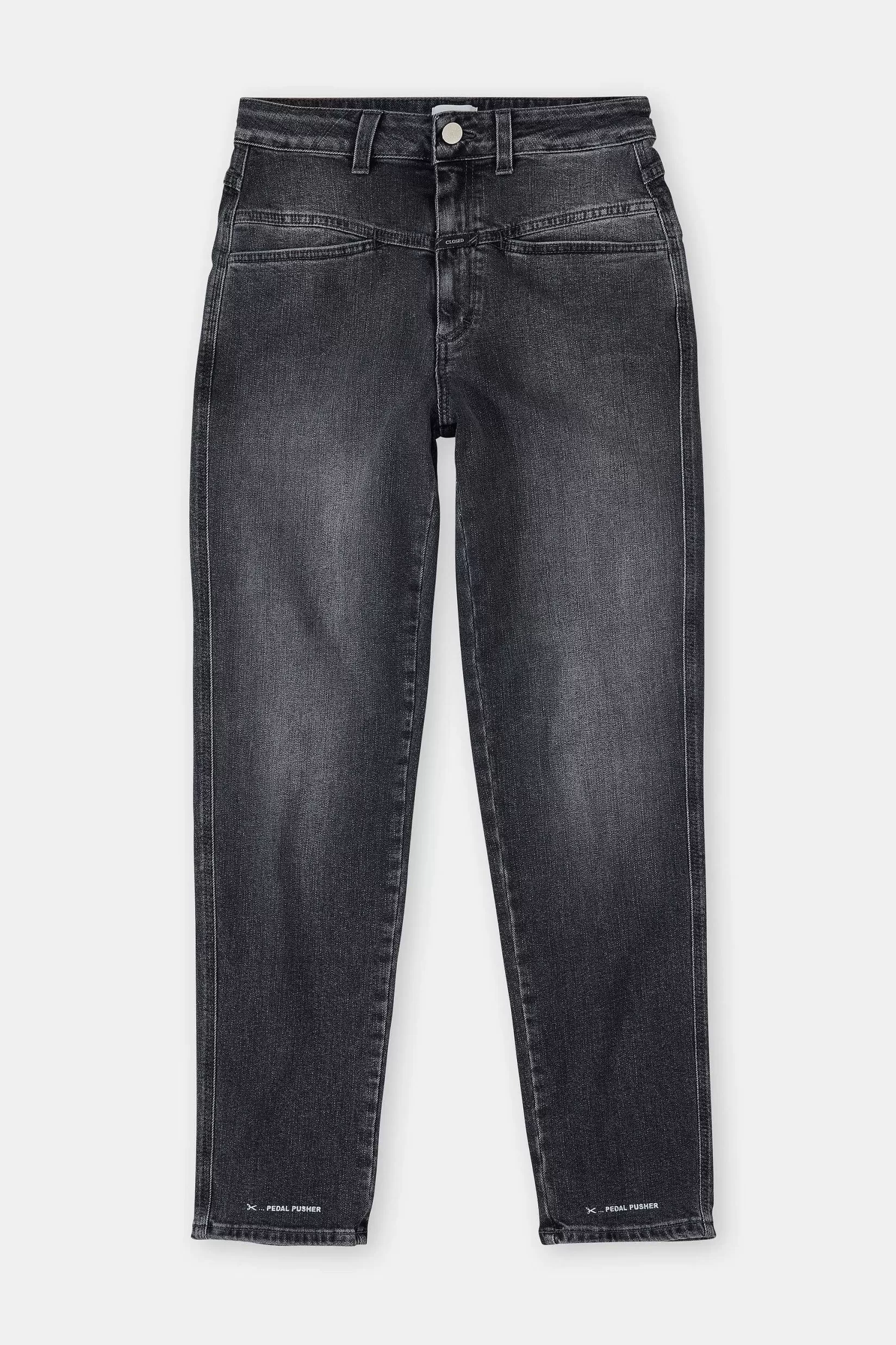 Clearance CLOSED Heritage Jeans - Stijlnaam Pedaalduwer Midden Grijs