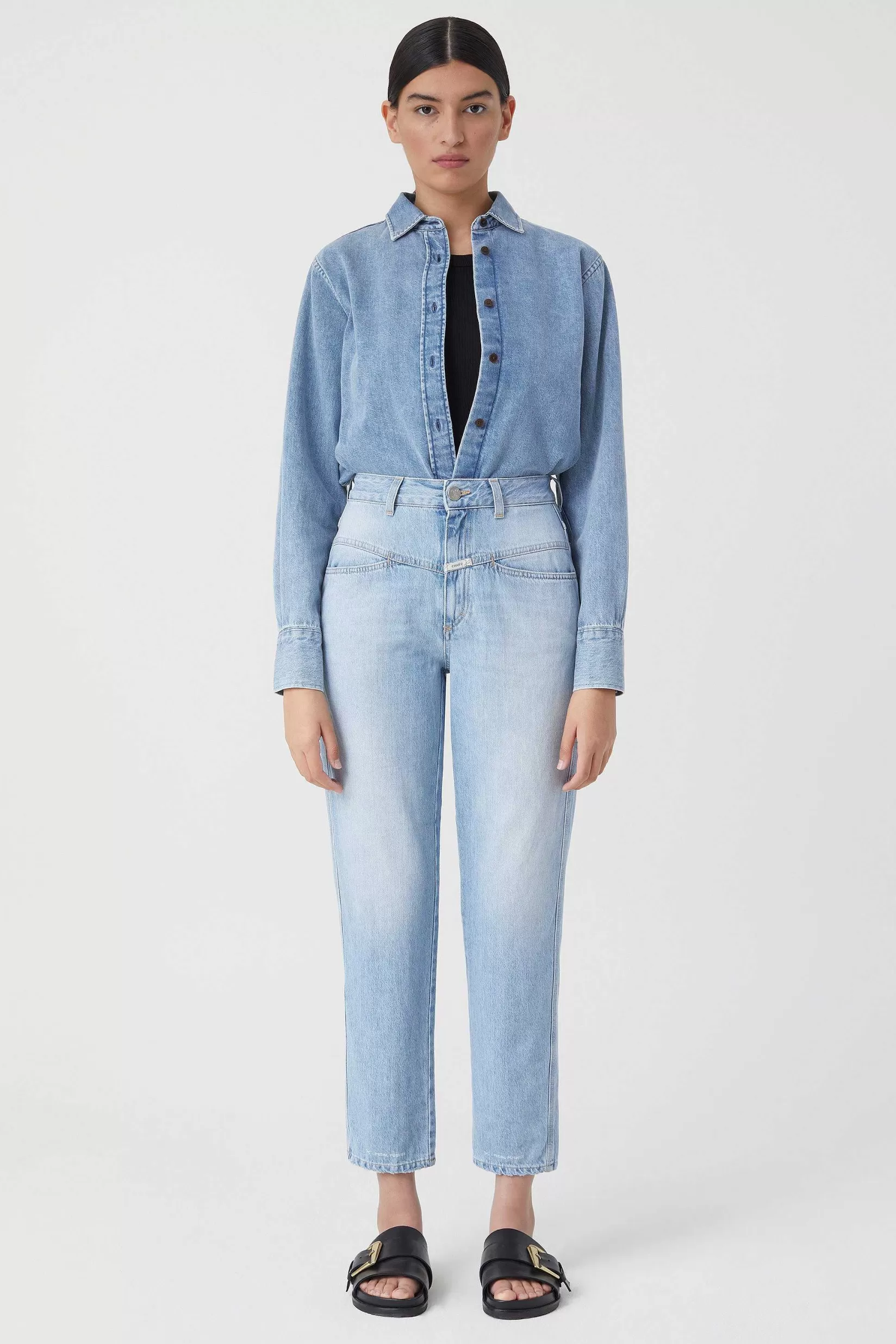 Best Sale CLOSED Heritage Jeans - Stijlnaam Pedaalduwer Lichtblauw