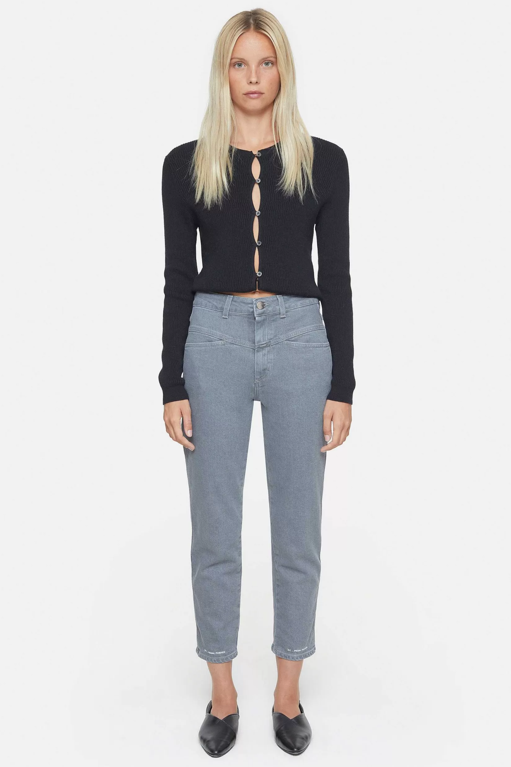 Outlet CLOSED Heritage Jeans - Stijlnaam Pedaalduwer Midden Grijs