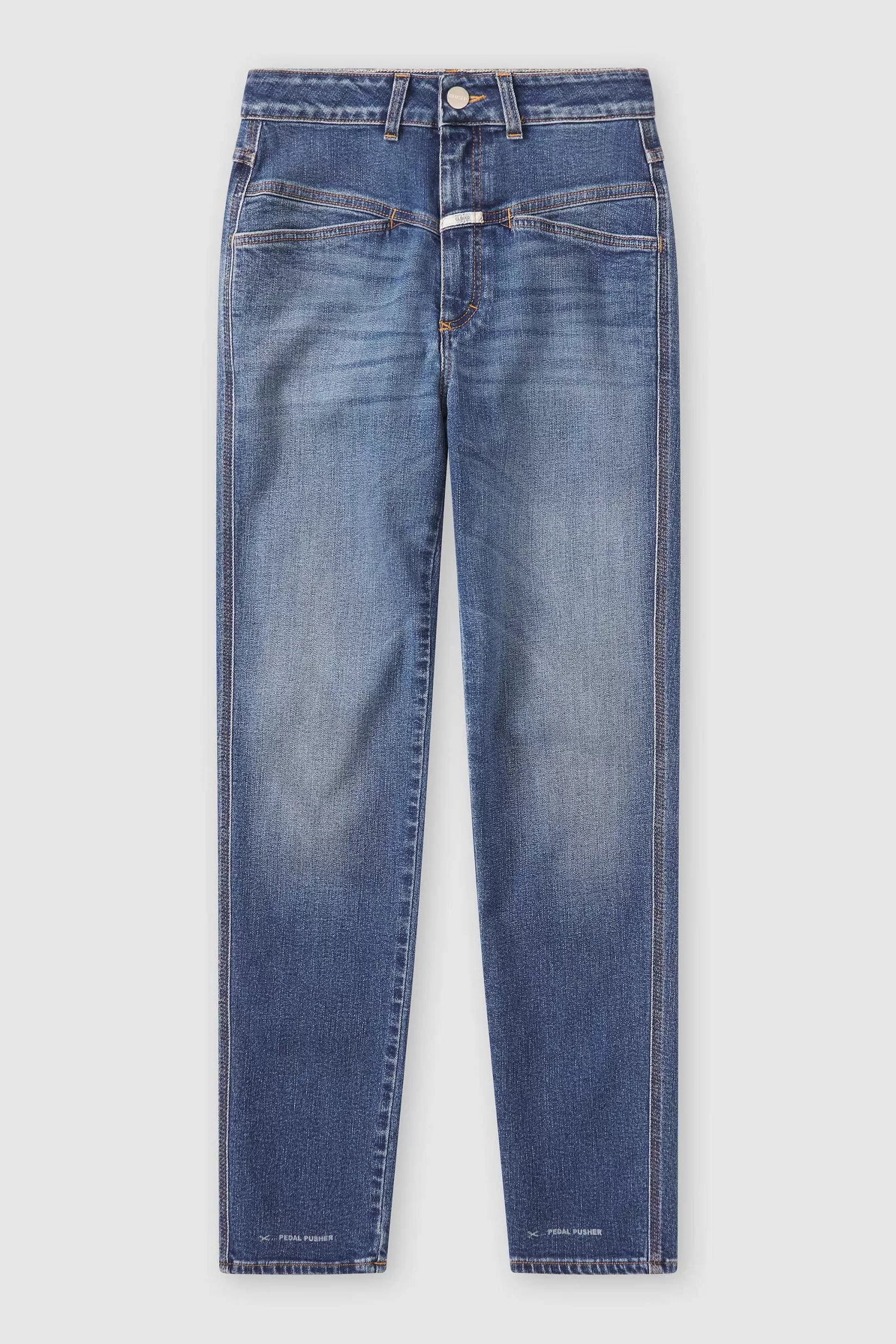 Outlet CLOSED Heritage Jeans - Stijlnaam Pedaalduwer Midden Blauw