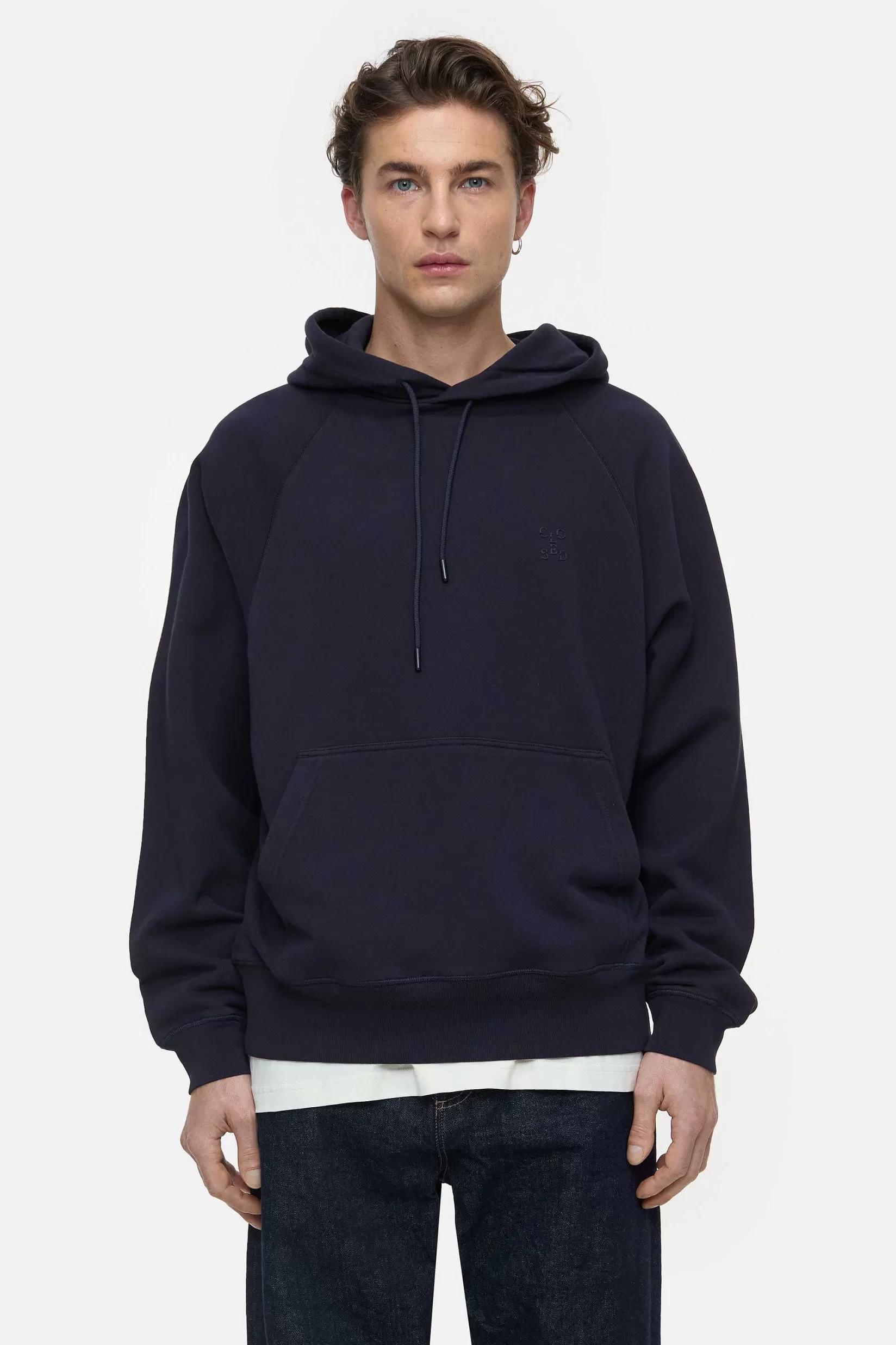 Best CLOSED Hoodie Met Logo Donkere Nacht