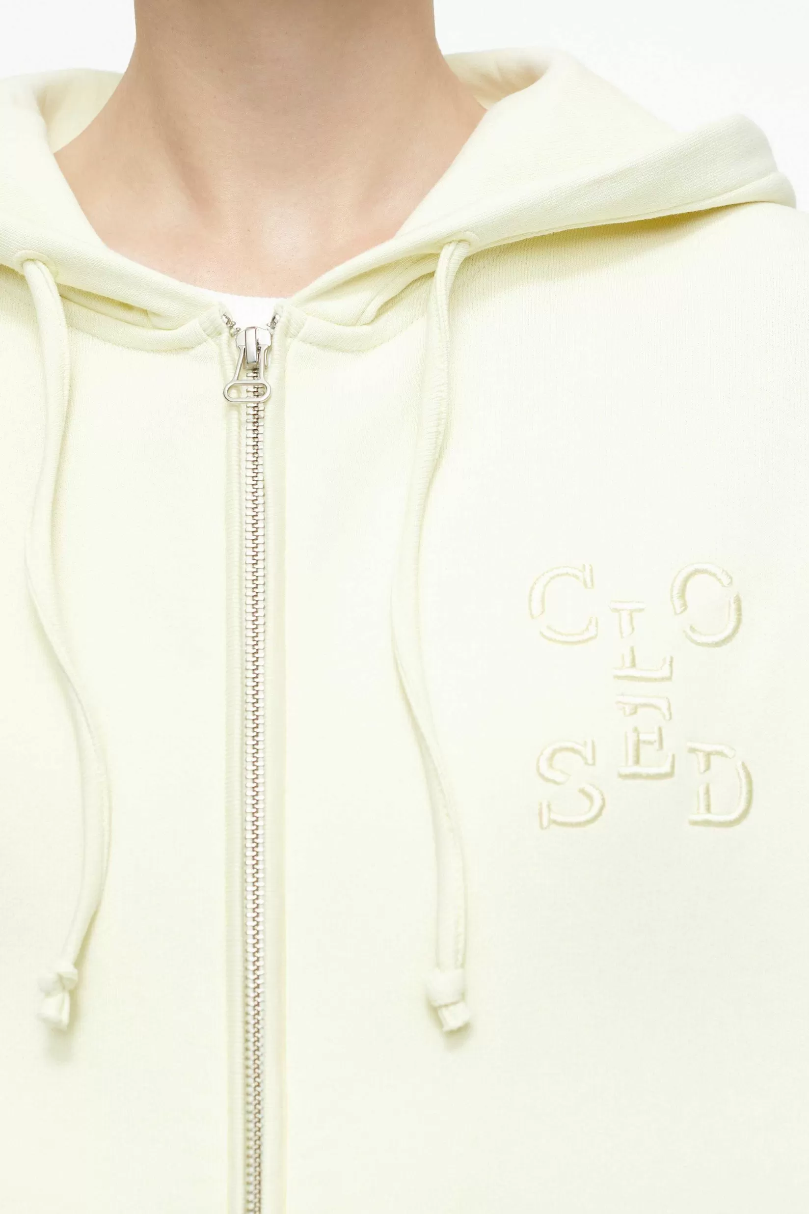 Fashion CLOSED Hoodie Met Zonlicht Vanille