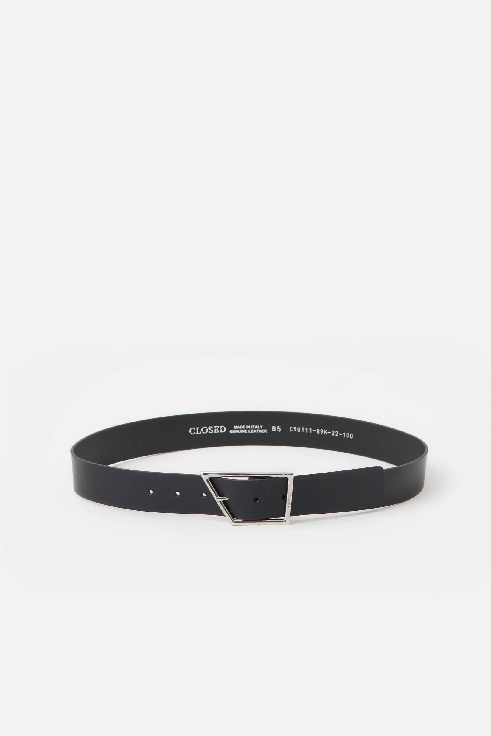 Discount CLOSED Leren Riem Zwart