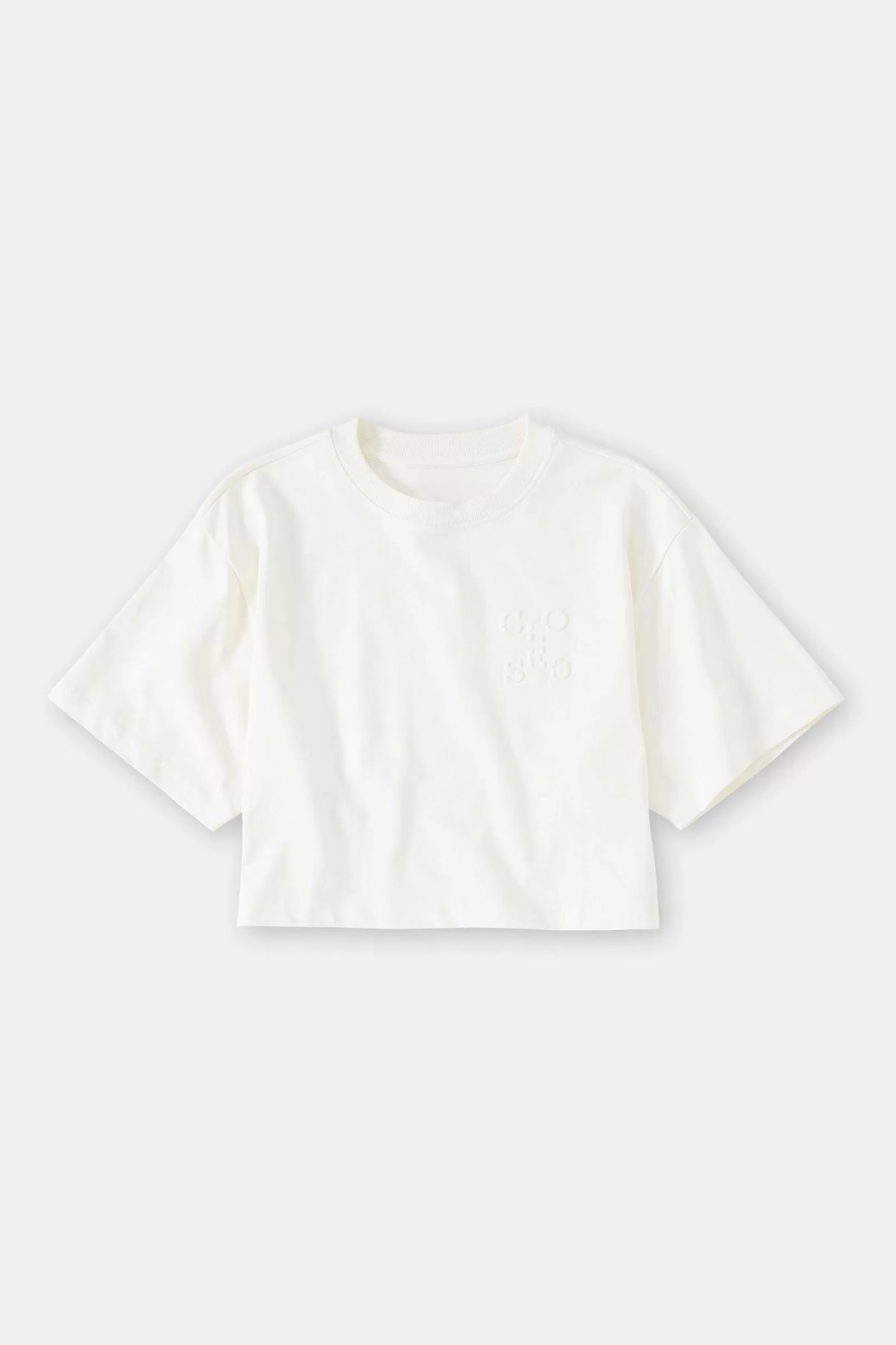 Clearance CLOSED Logo-T-Shirt Ivoor