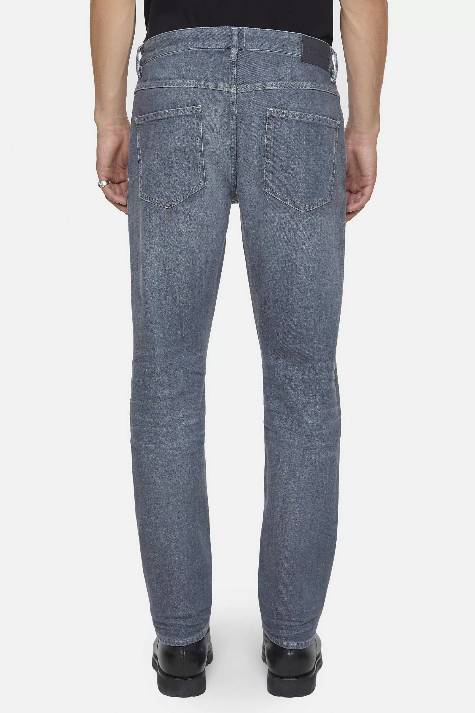 Sale CLOSED Normale Jeans - Stijlnaam Cooper Tapered Donker Grijs