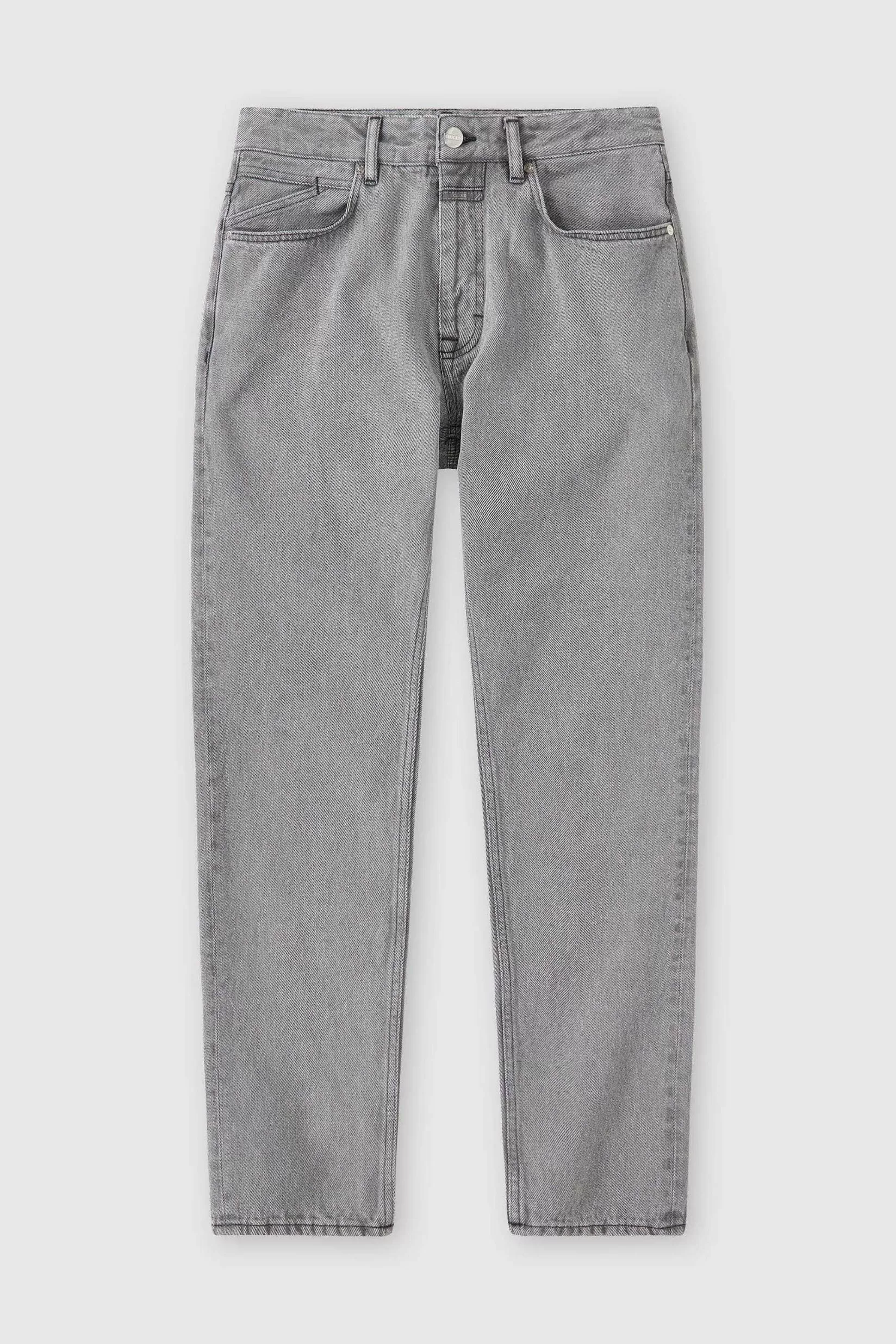 New CLOSED Normale Jeans - Stijlnaam Cooper Tapered Lichtgrijs