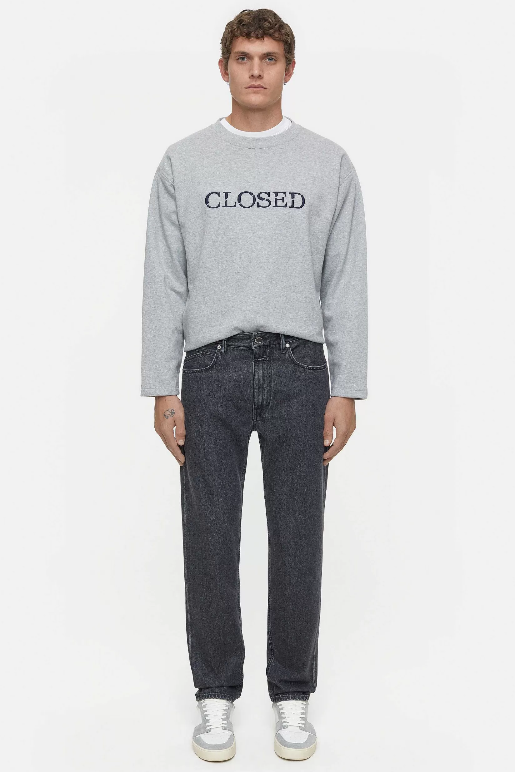 Shop CLOSED Normale Jeans - Stijlnaam Cooper True Donker Grijs