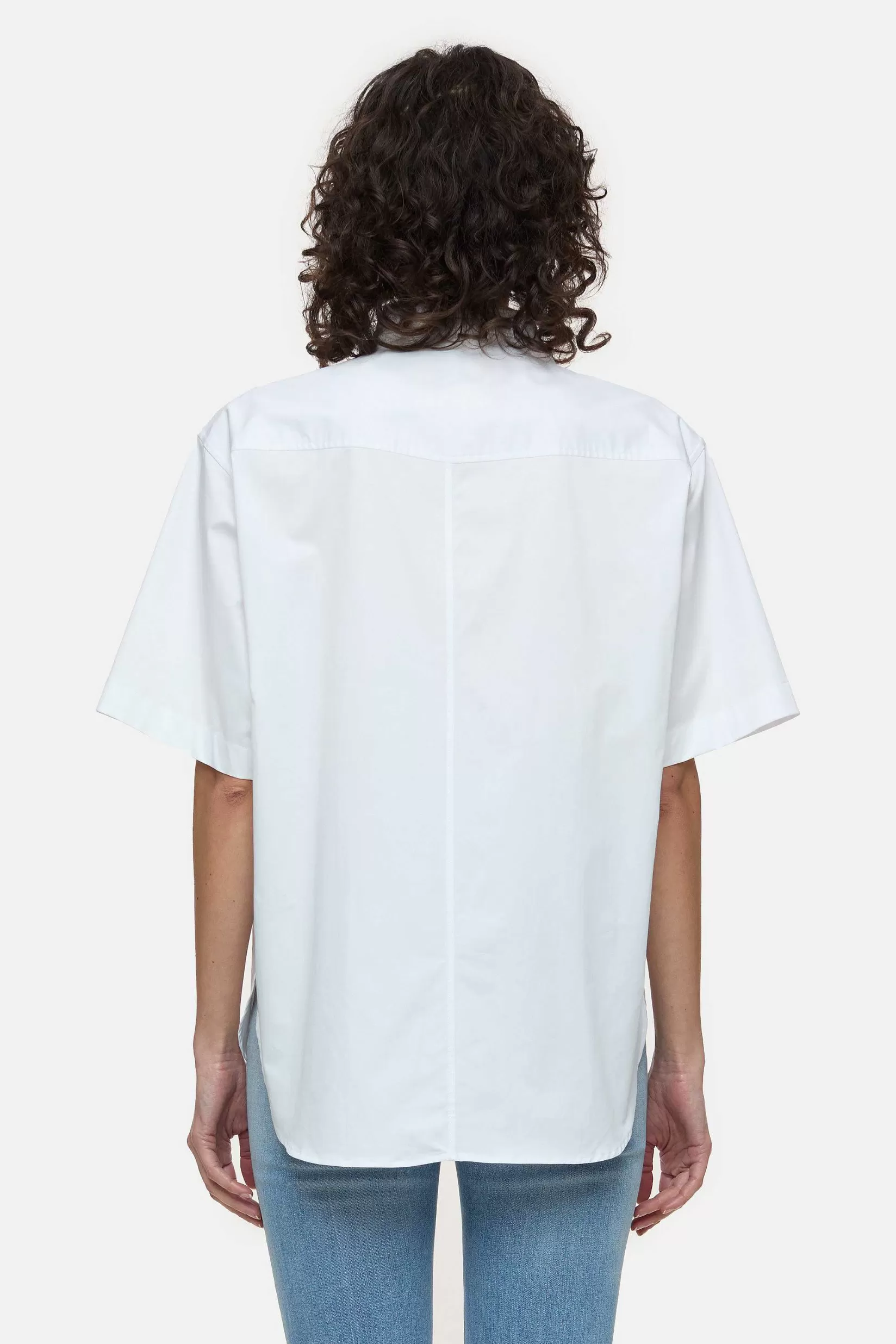 Shop CLOSED Poplin Blouse Met Korte Mouwen Verstand