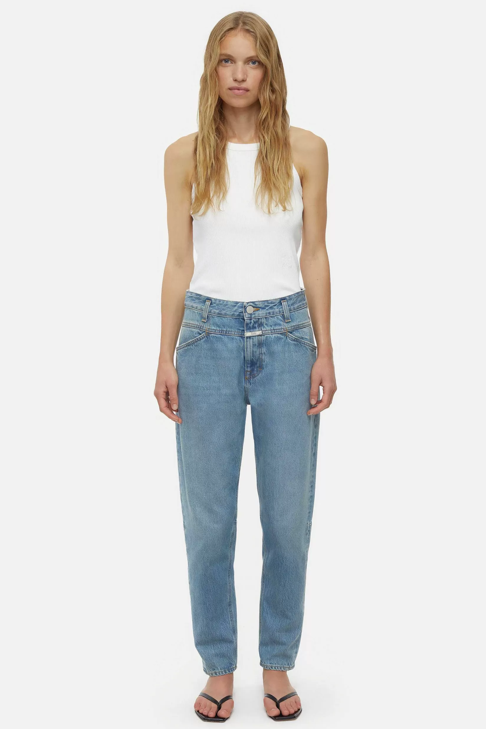 Store CLOSED Relaxte Jeans - Stijlnaam X-Lent Midden Blauw