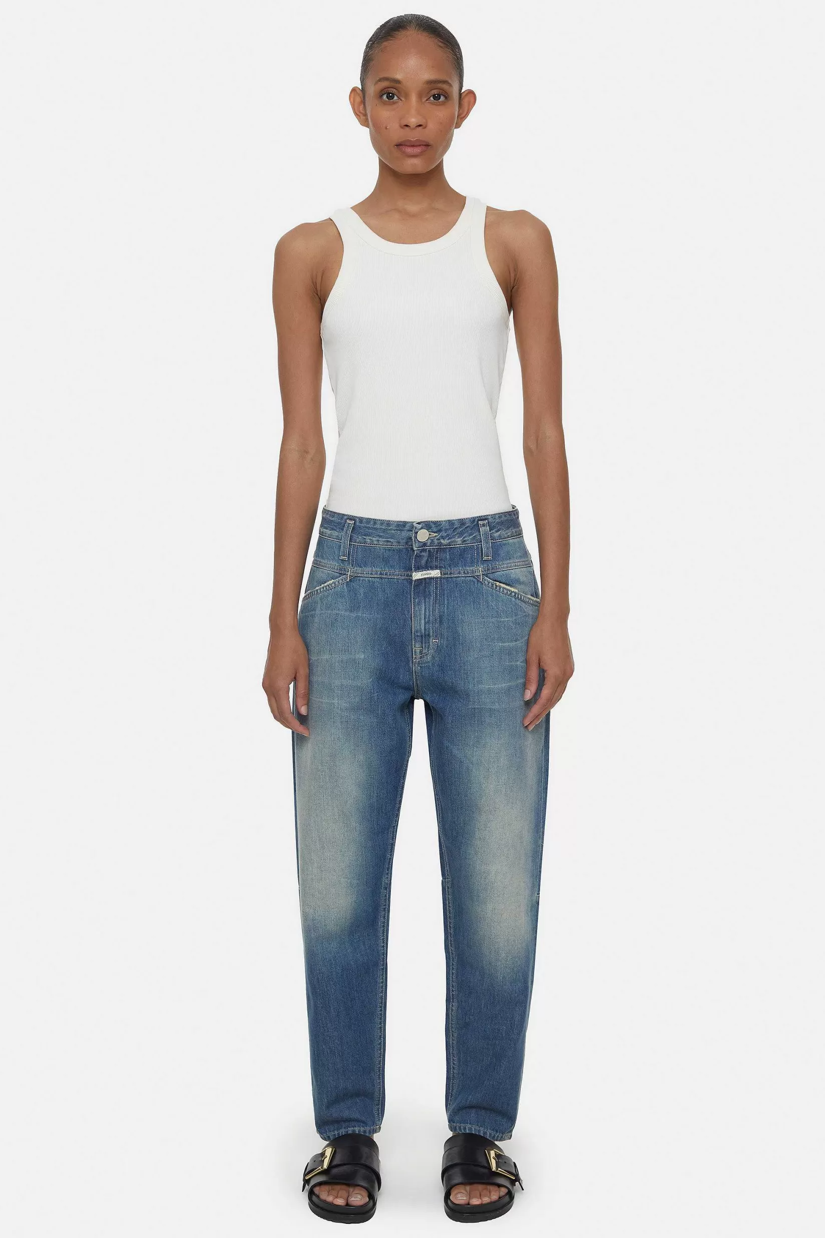 Flash Sale CLOSED Relaxte Jeans - Stijlnaam X-Lent Midden Blauw