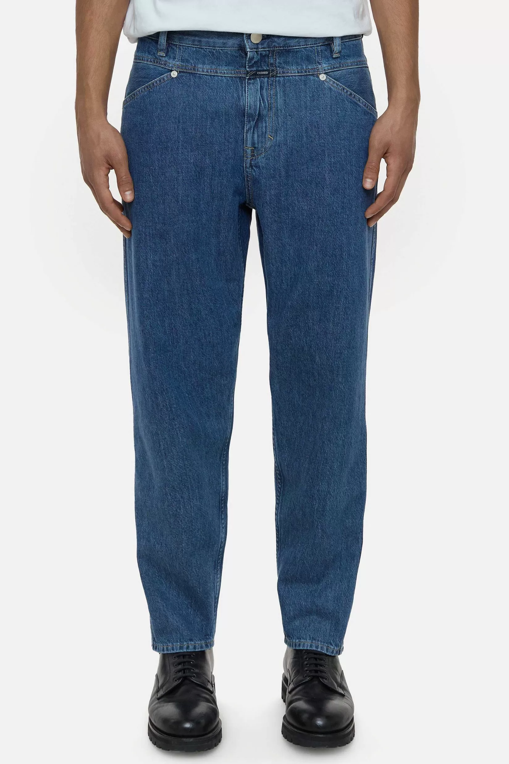 Flash Sale CLOSED Relaxte Jeans - Stijlnaam X-Lent Tapered Midden Blauw