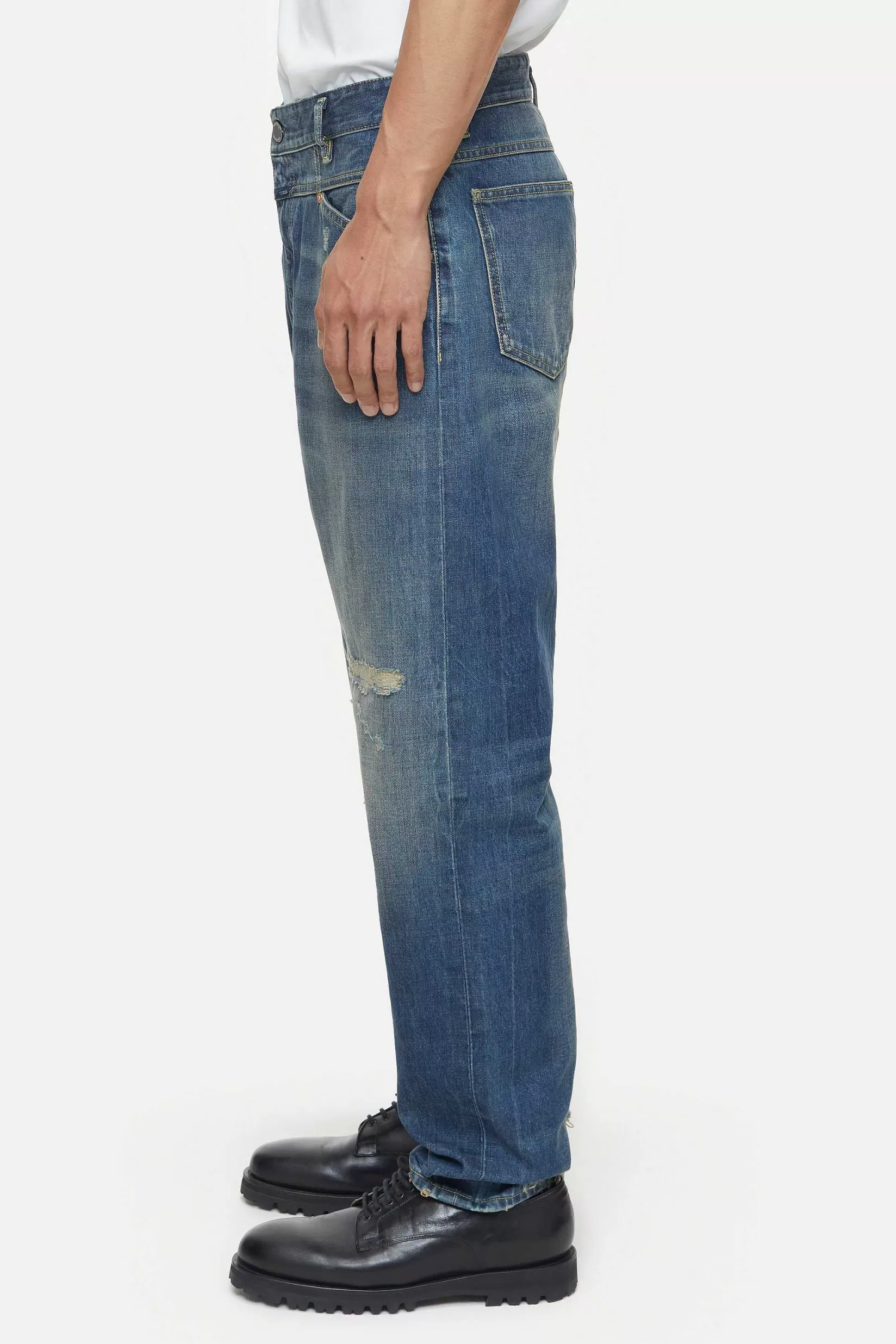 Outlet CLOSED Relaxte Jeans - Stijlnaam X-Lent Tapered Midden Blauw