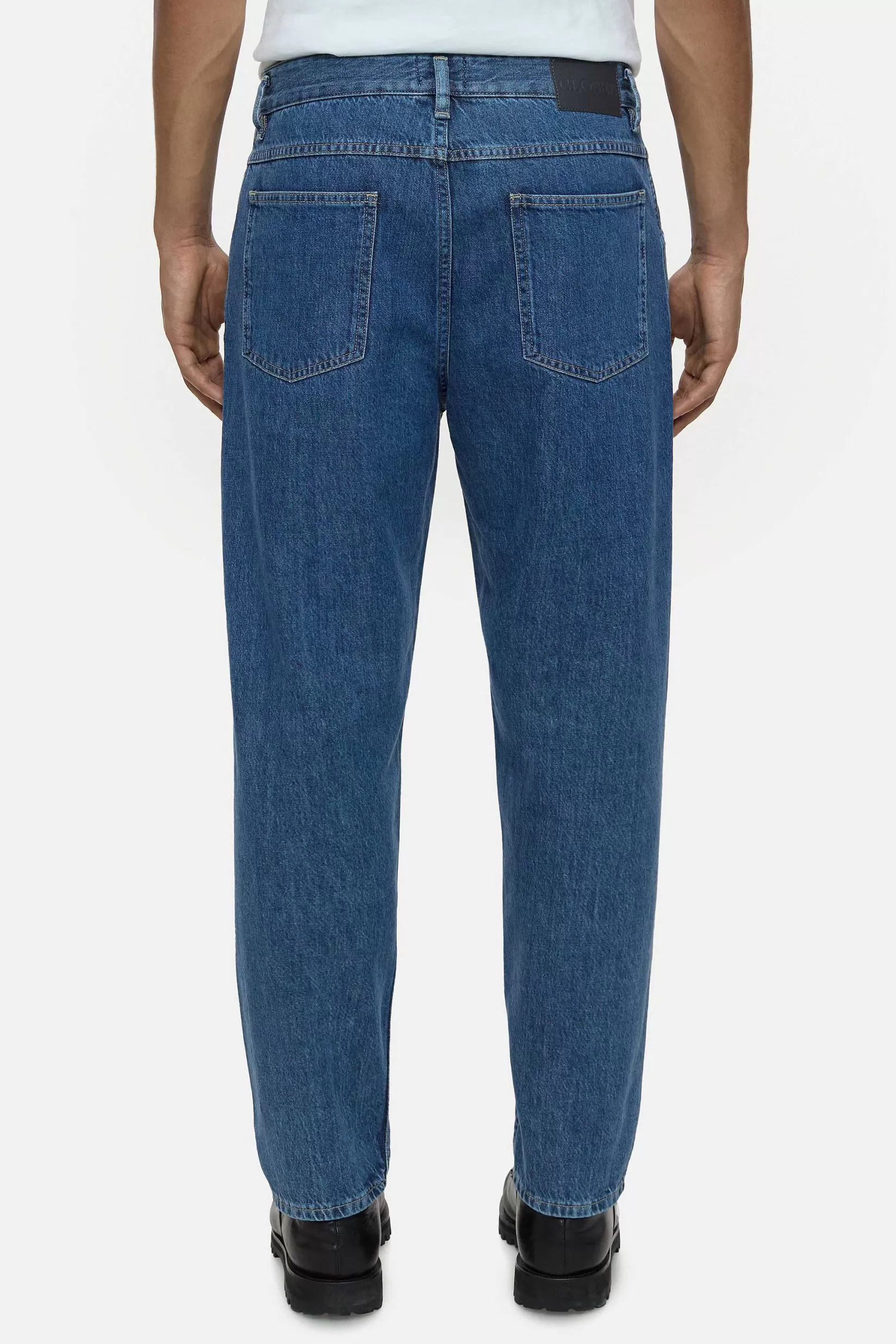 New CLOSED Relaxte Jeans - Stijlnaam X-Lent Tapered Midden Blauw