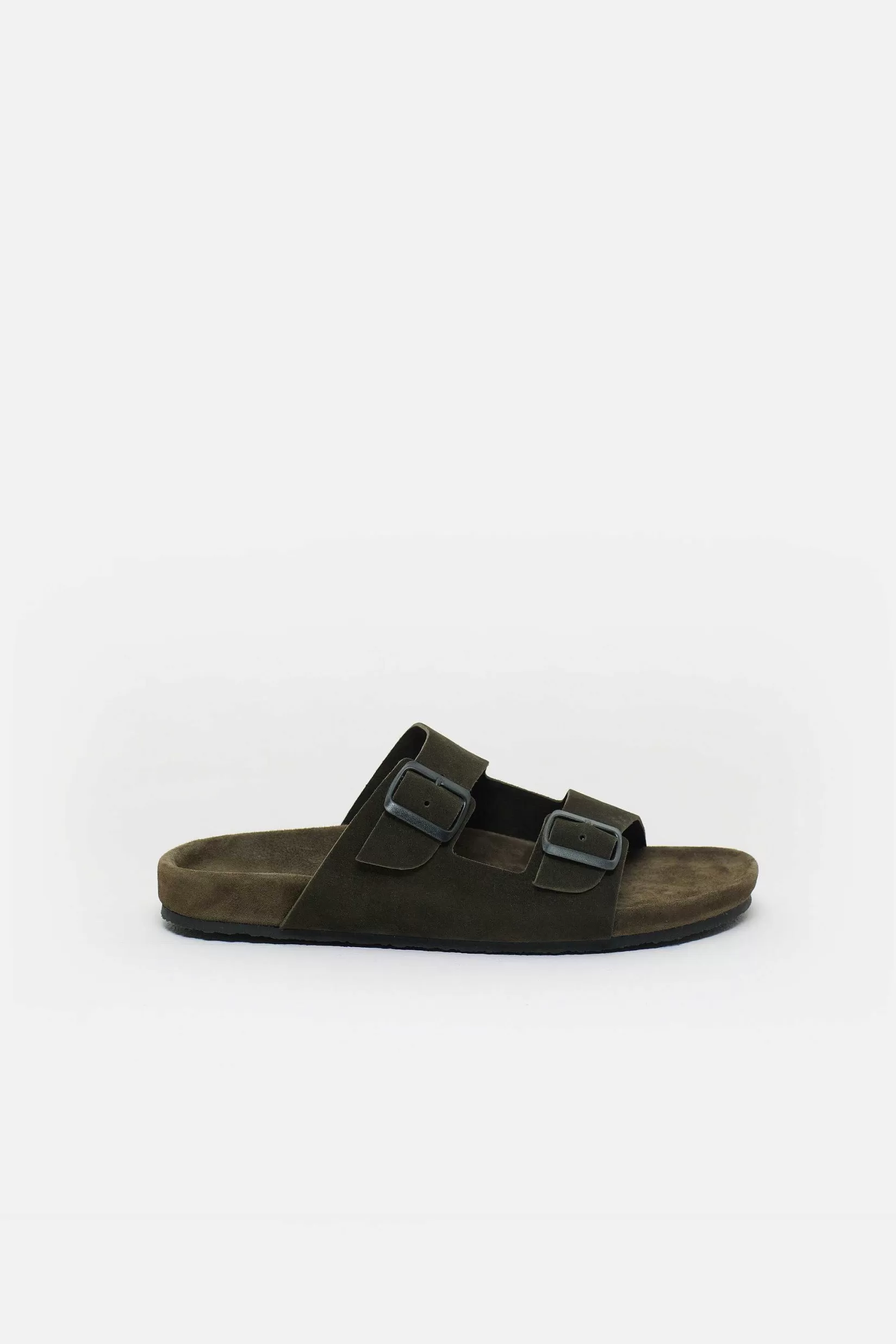 Best CLOSED Sandalen Leren Industrieel Groen