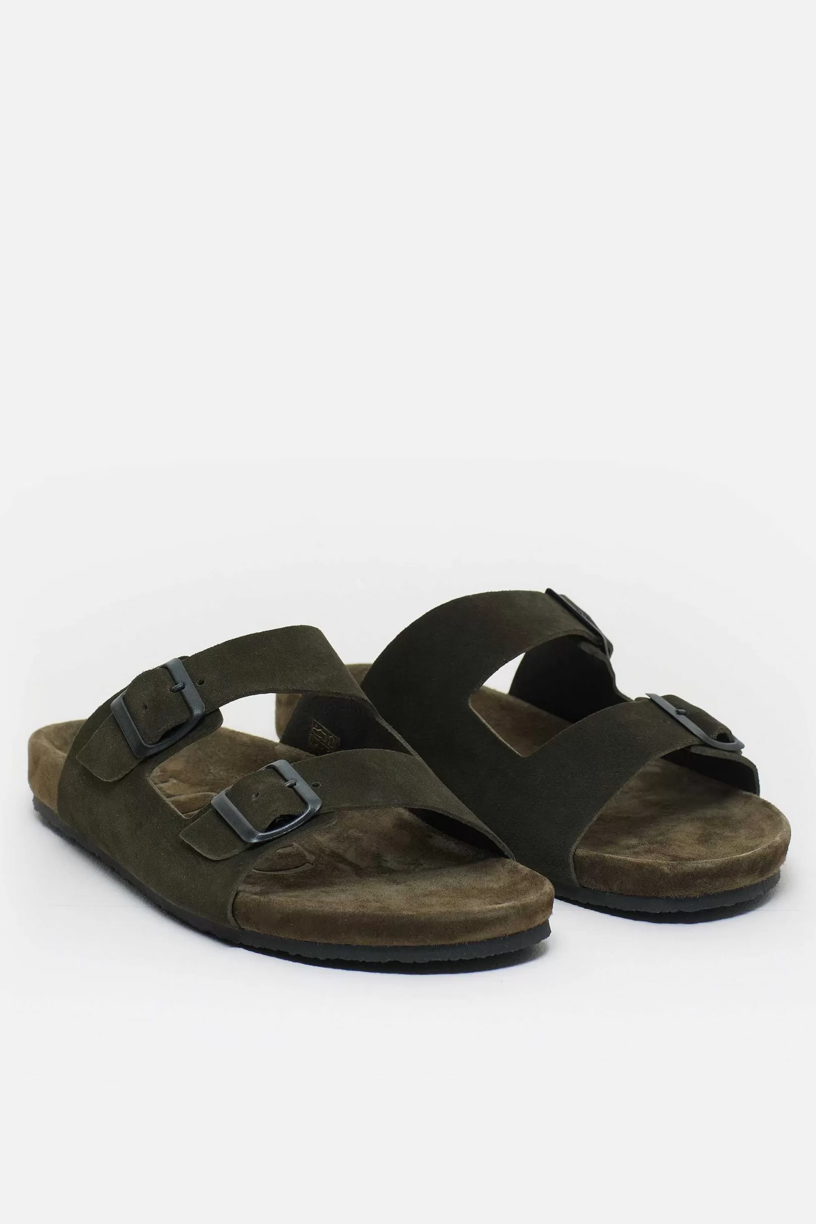 Best CLOSED Sandalen Leren Industrieel Groen