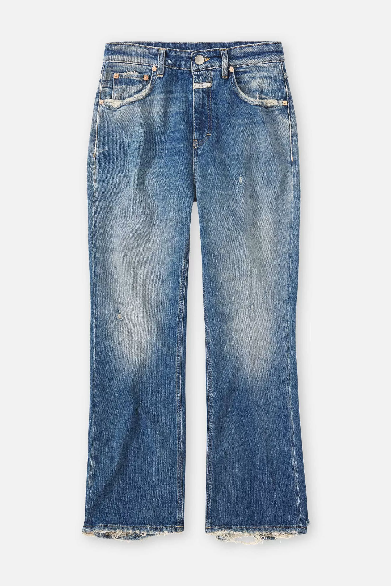 Sale CLOSED Skinny Jeans - Stijlnaam Hi-Sun Midden Blauw