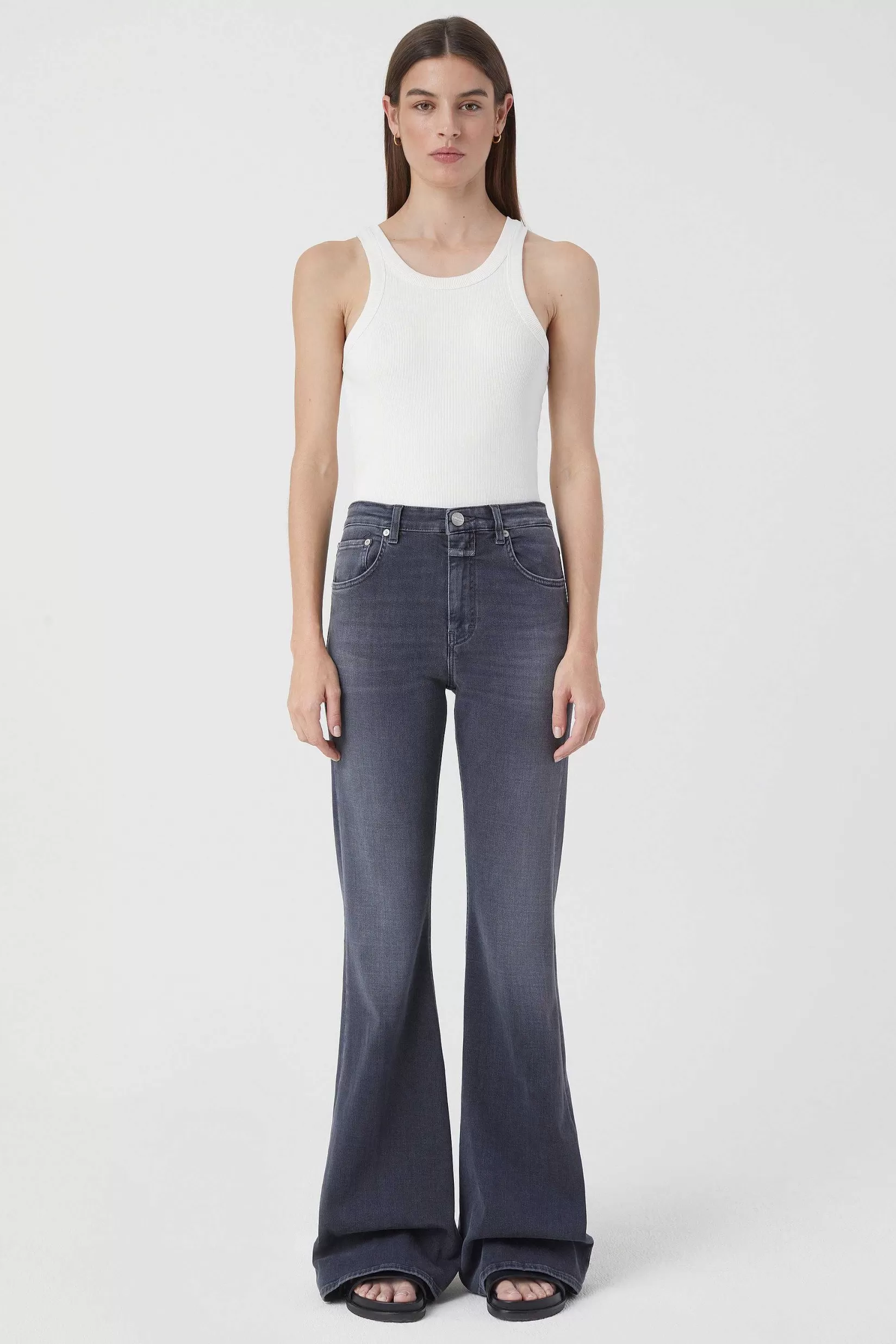 Cheap CLOSED Skinny Jeans - Stijlnaam Rawlin Donker Grijs